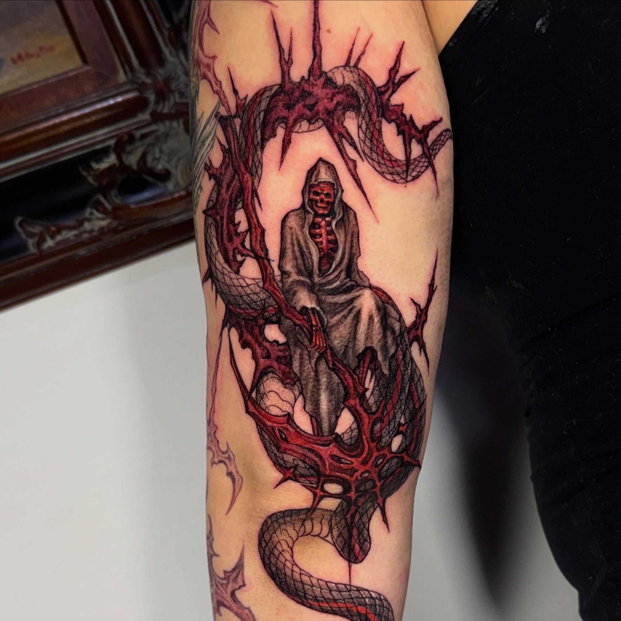 Tattoo by @jeminren — dark_realism