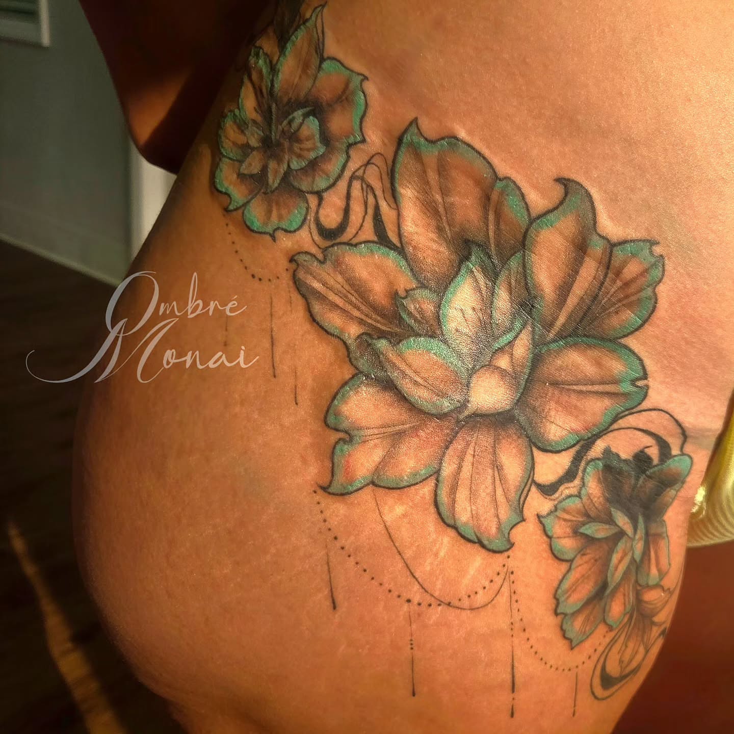 Tattoo by @ombre.monai — dotwork