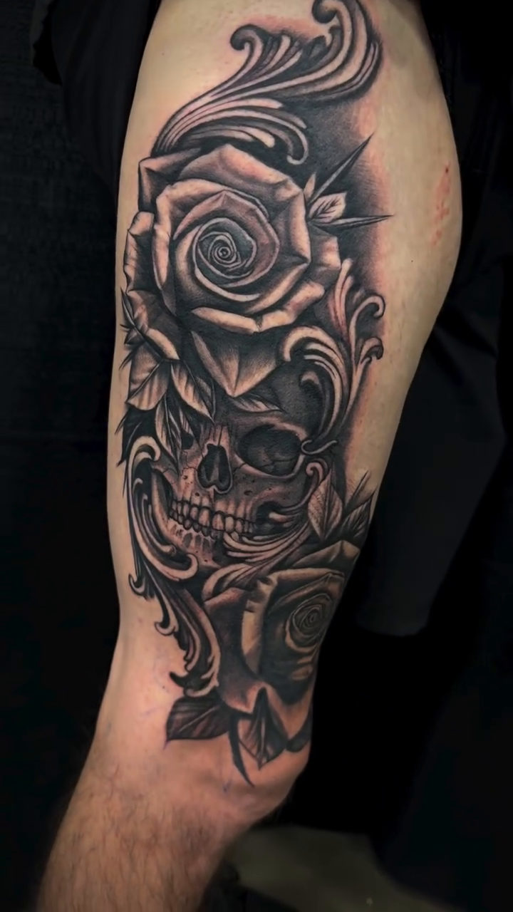 Tattoo by @sullivan363 — dark_realism, black_and_grey