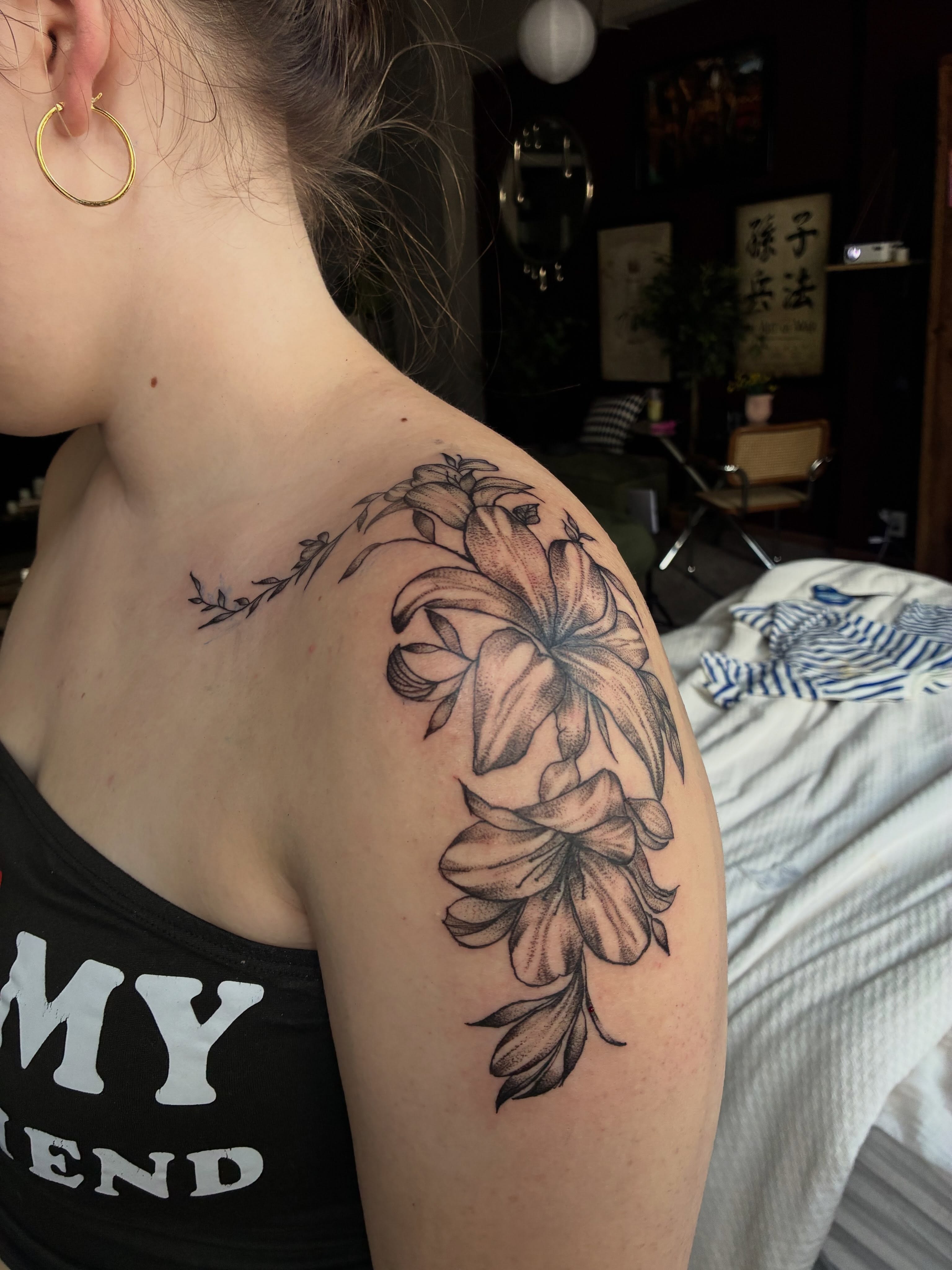 Tattoo by @winniinks — dotwork