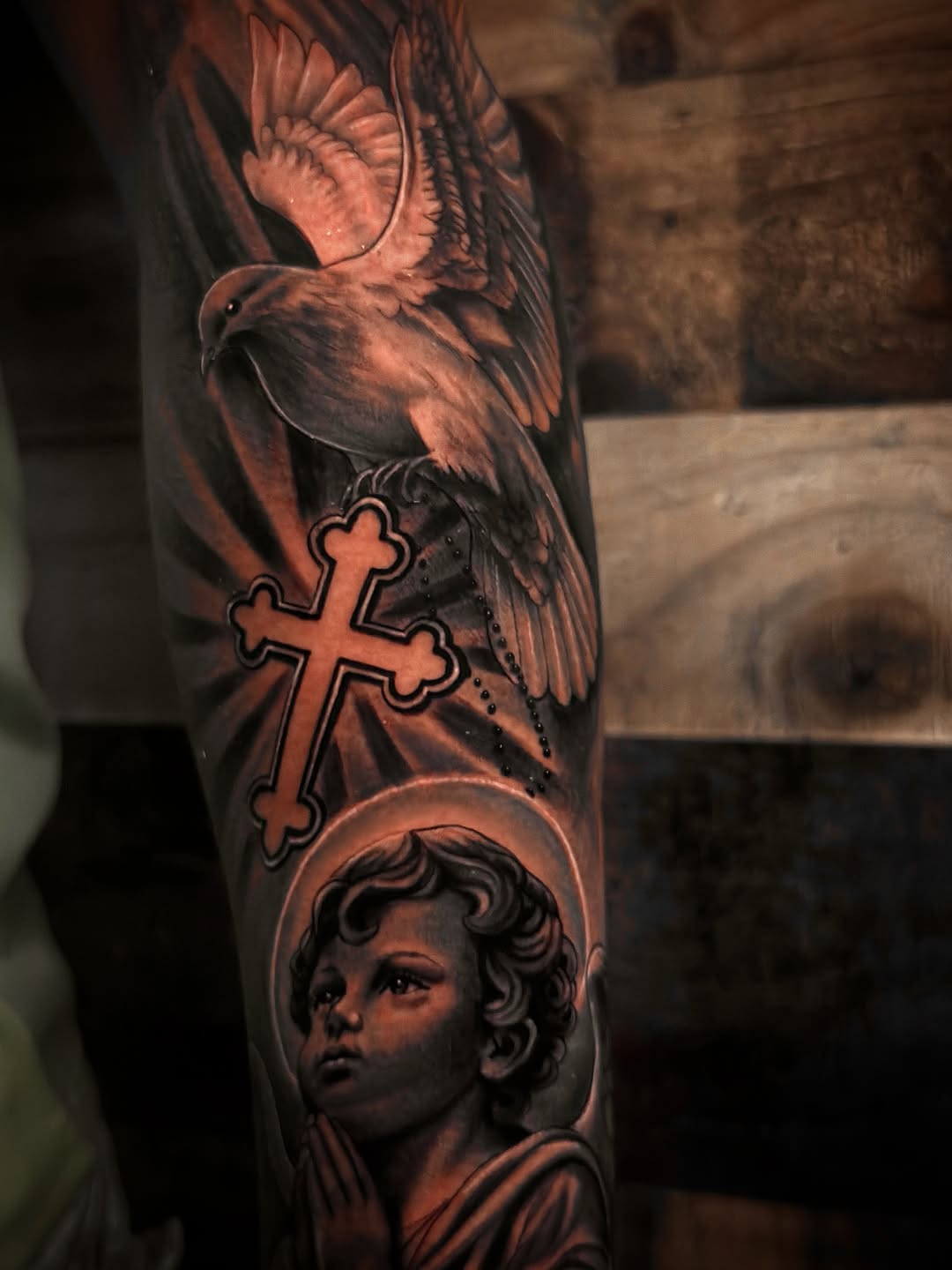 Tattoo by @screwhead_inkz — realism, black_and_grey