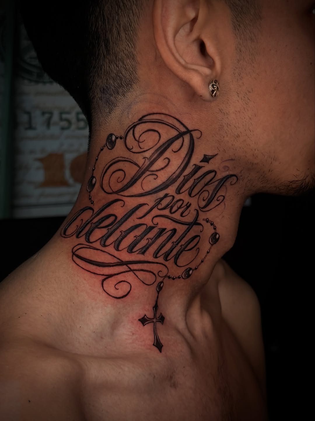 Tattoo by @screwhead_inkz — lettering_script, chicano