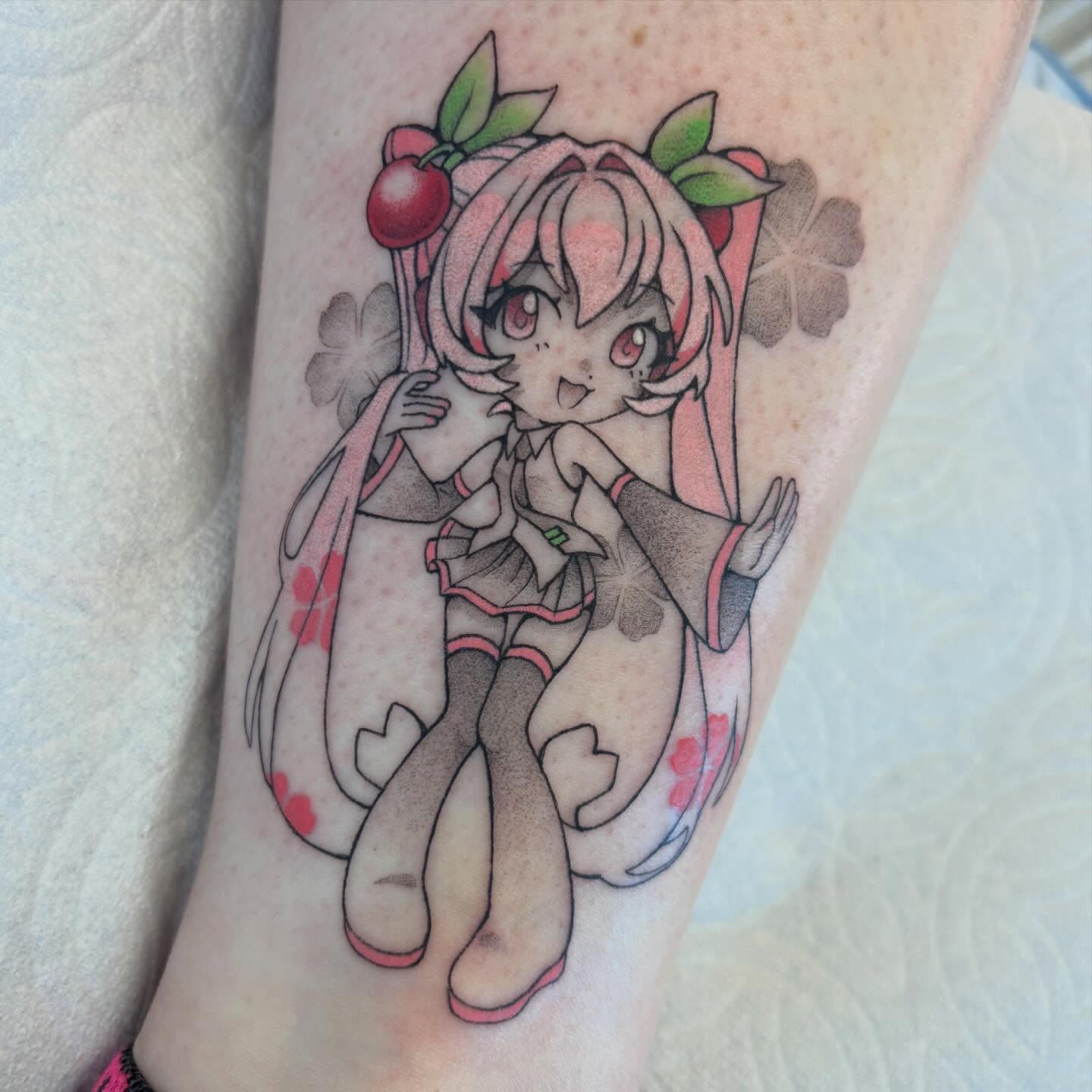 Tattoo by @parkiip — anime