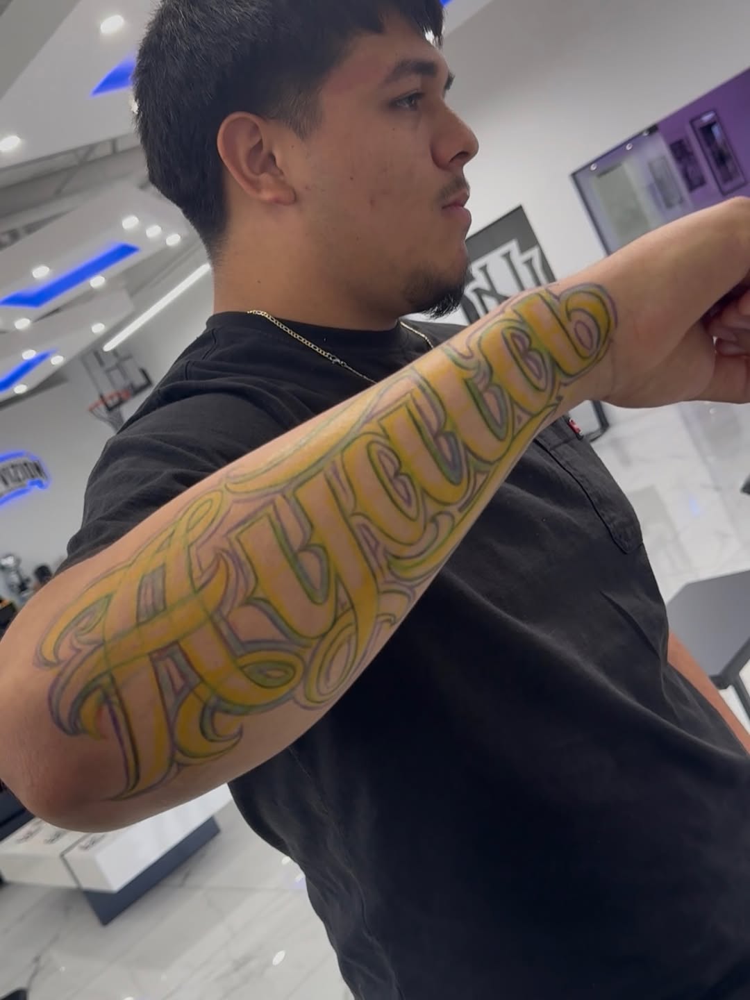 Tattoo by @tatts_by_ant — lettering_script