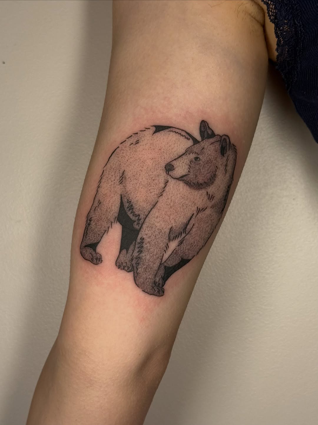 Tattoo by @chemilieon — realism, black_and_grey