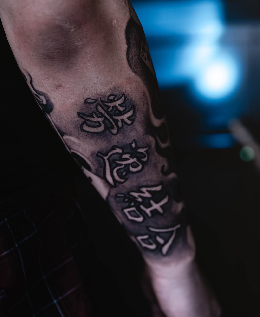 Tattoo by @1kc_laurenbeee — lettering_script, black_and_grey