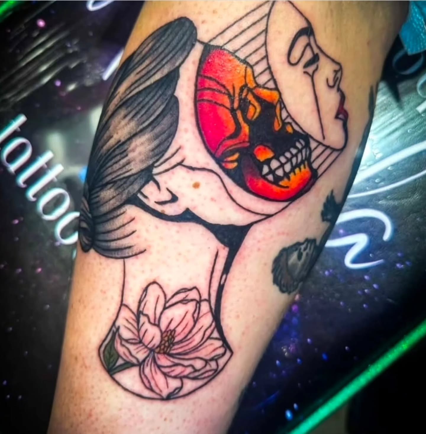Tattoo by @tattoohaven_fxbg_va โ american_traditional, neo_traditional
