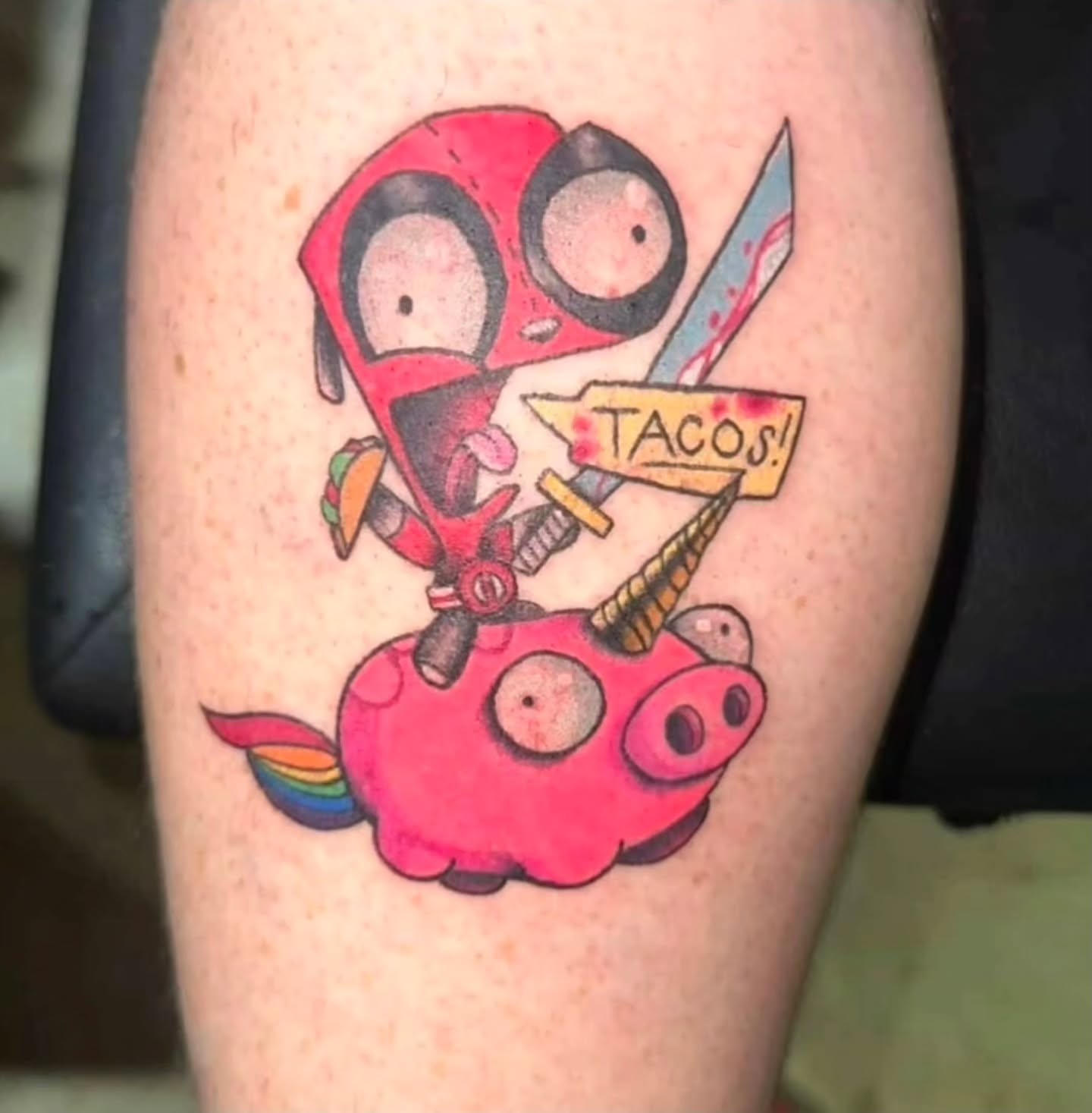 Tattoo by @tattoohaven_fxbg_va โ new_school, illustrative