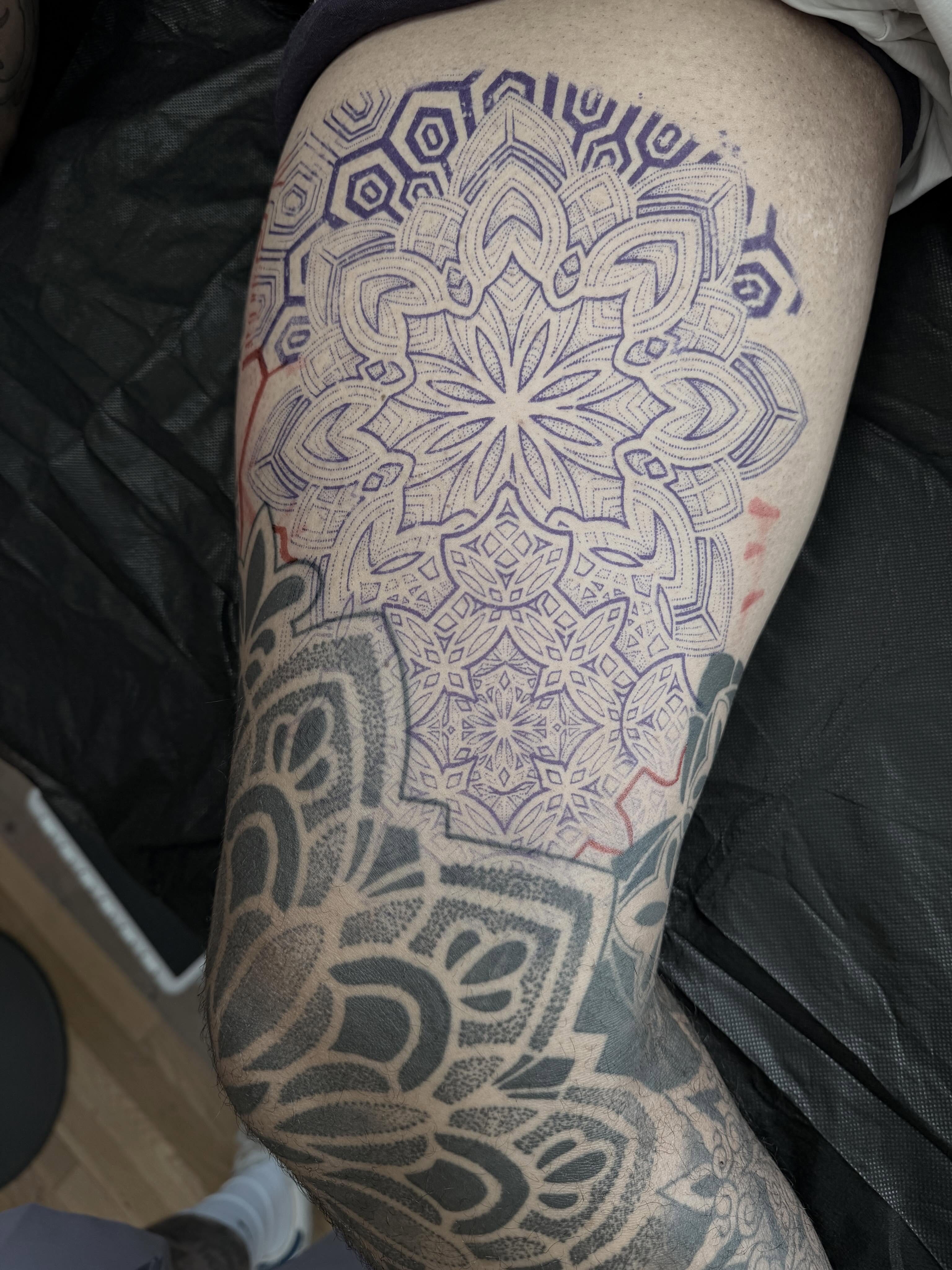 Tattoo by @whitehorsetattooing — geometric