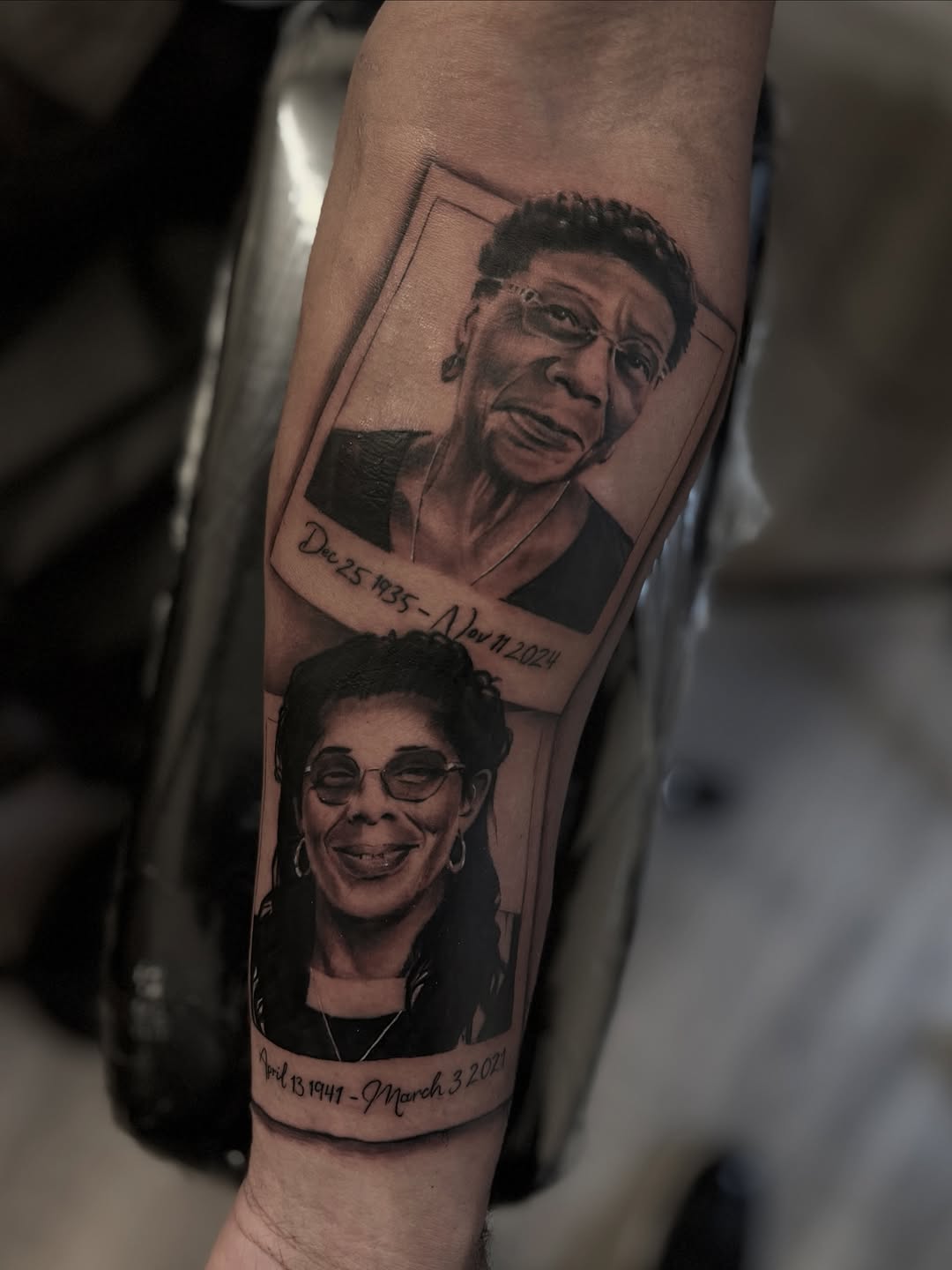 Tattoo by @tatt2ant — realism, black_and_grey