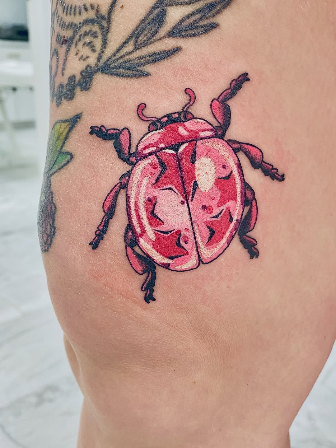 Tattoo by @gillygoatpokes — new_school, realism