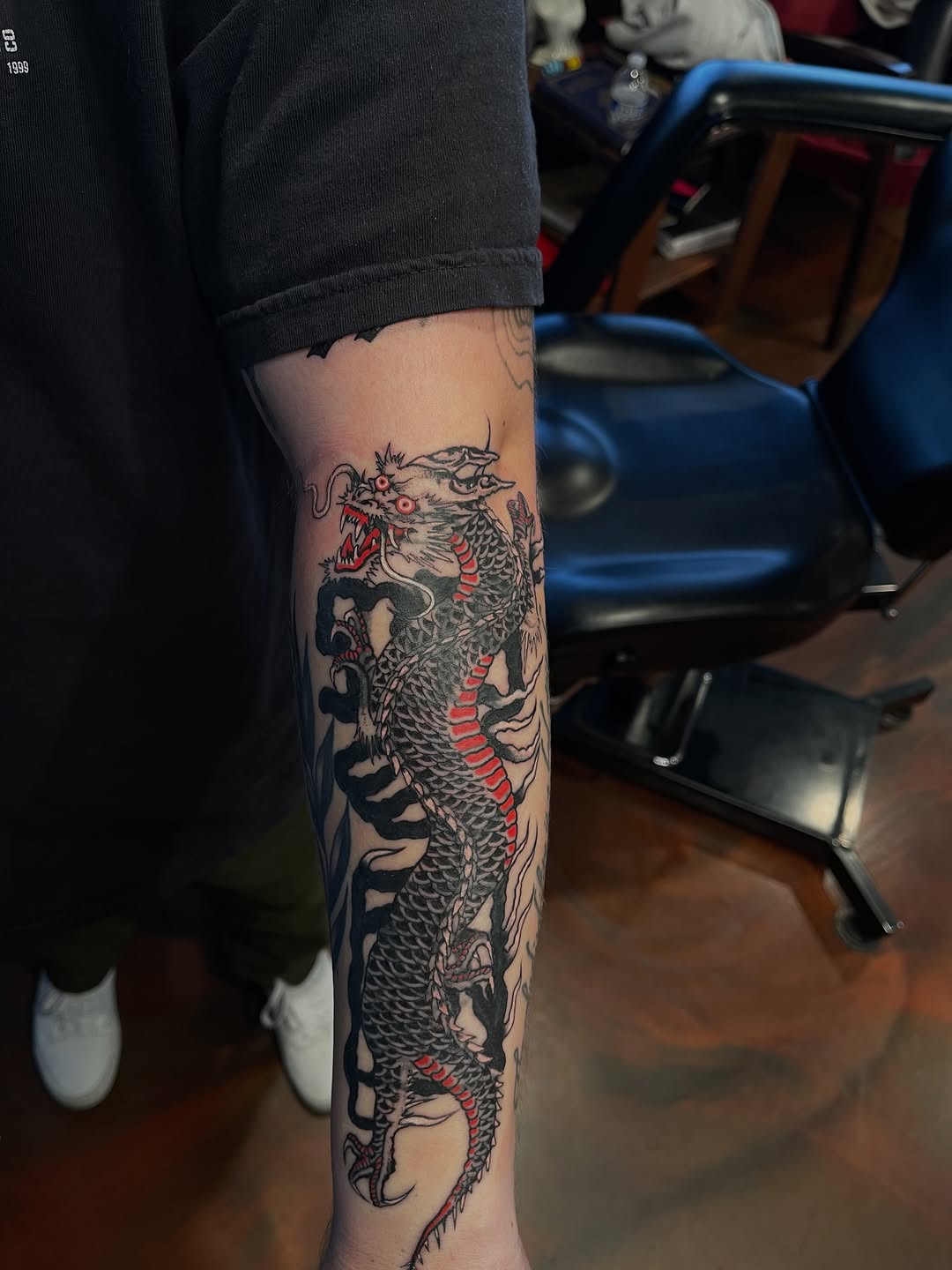 Tattoo by @henriktattoo_ — japanese_irezumi, black_and_grey