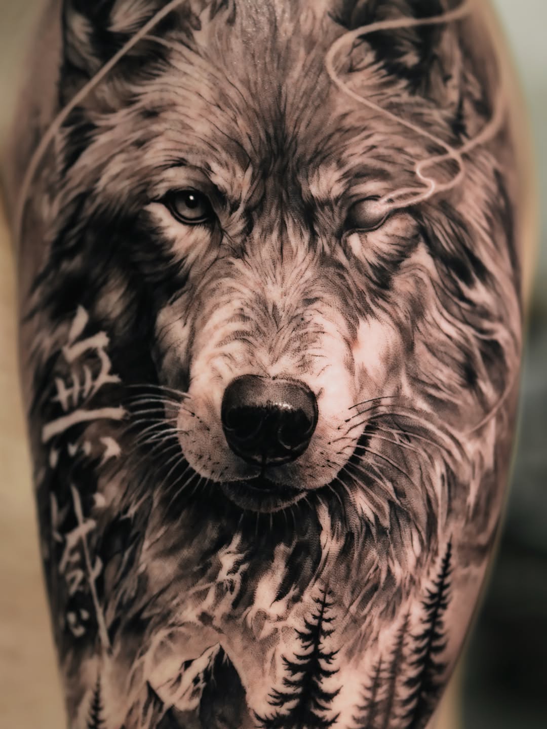 Tattoo by @tattooist_reset β realism, black_and_grey