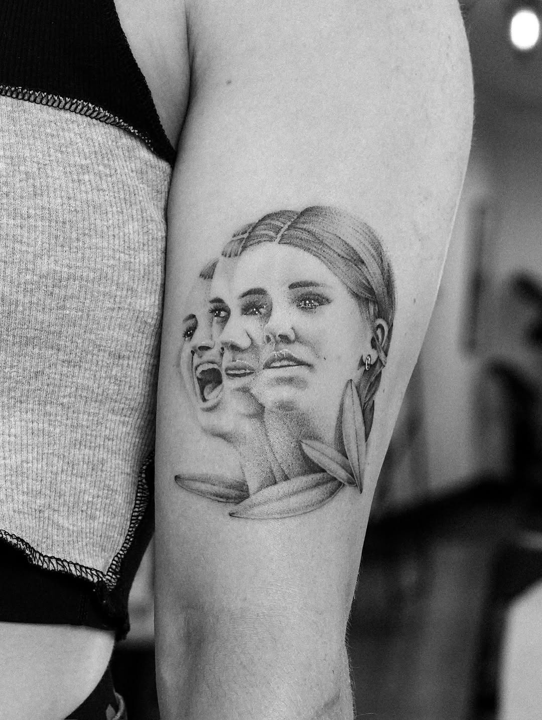 Tattoo by @blackworknyc β realism, black_and_grey