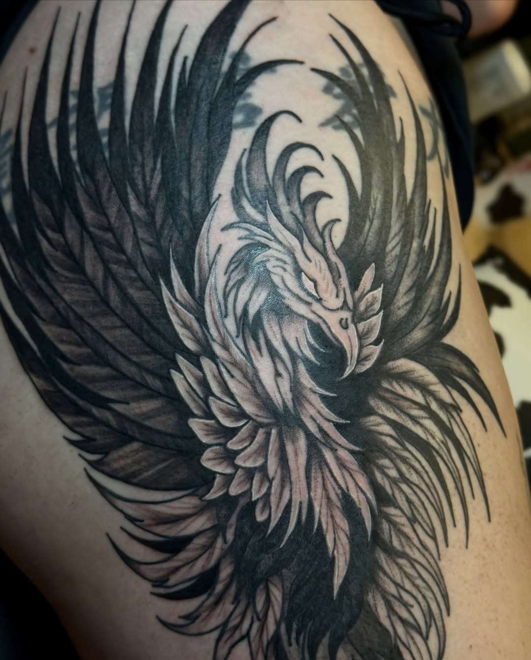 Tattoo by @needlemami — realism, black_and_grey