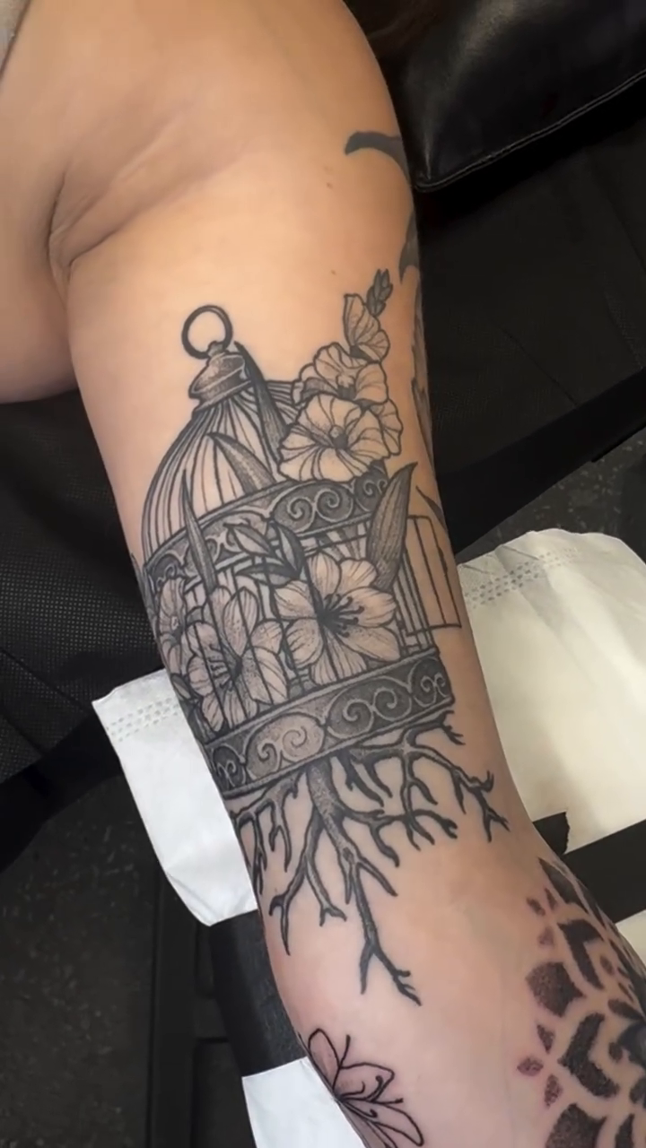 Tattoo by @willcampbellart — black_and_grey, realism