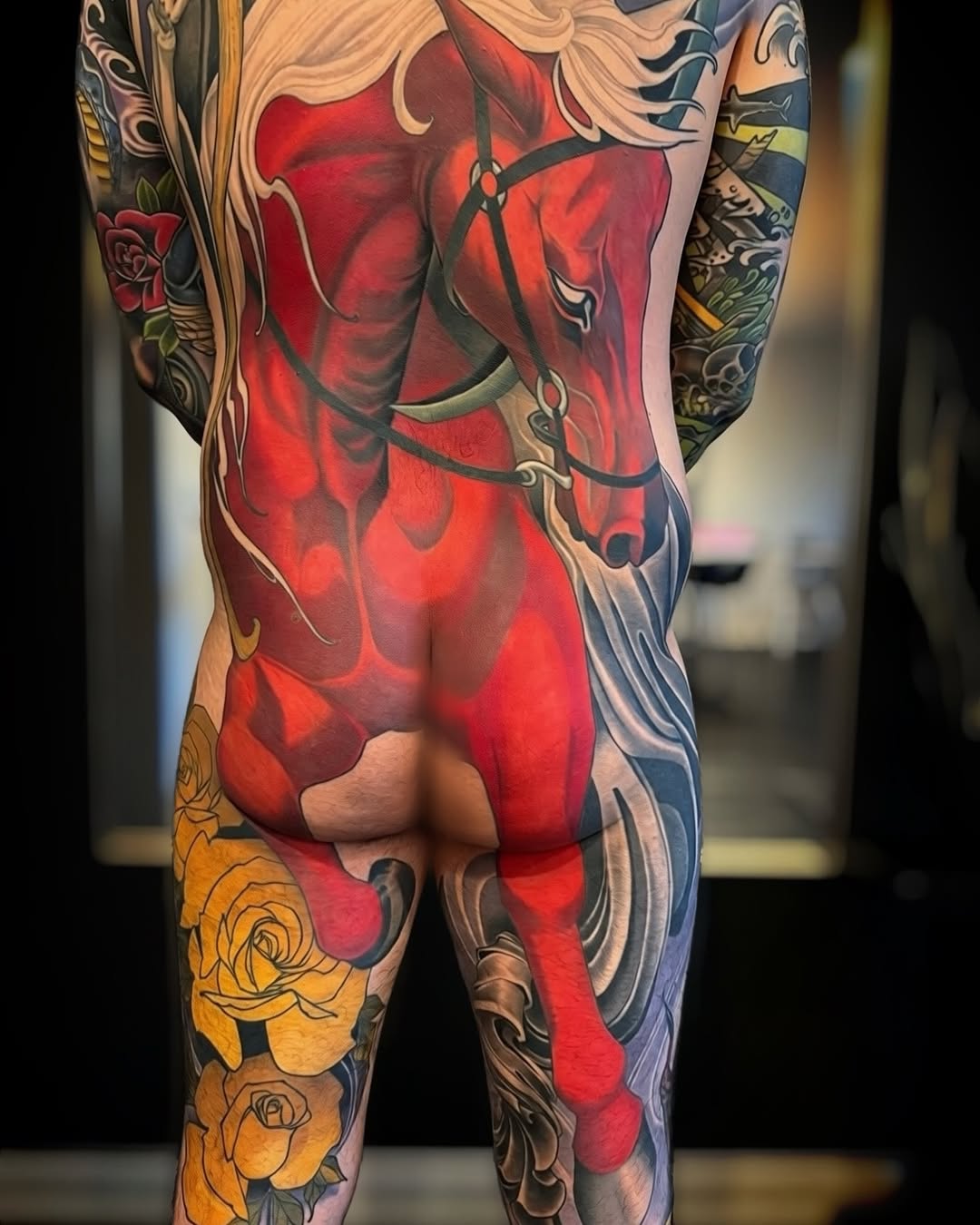 Tattoo by @jeffnortontattoo — japanese_irezumi, realism