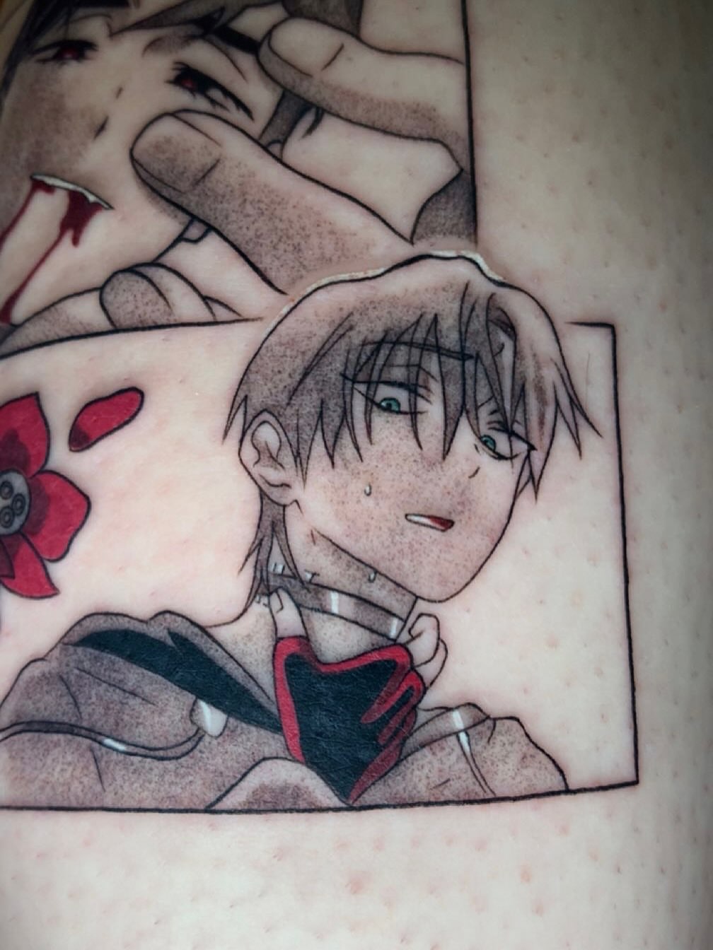 Tattoo by @maddiegtattoos — anime