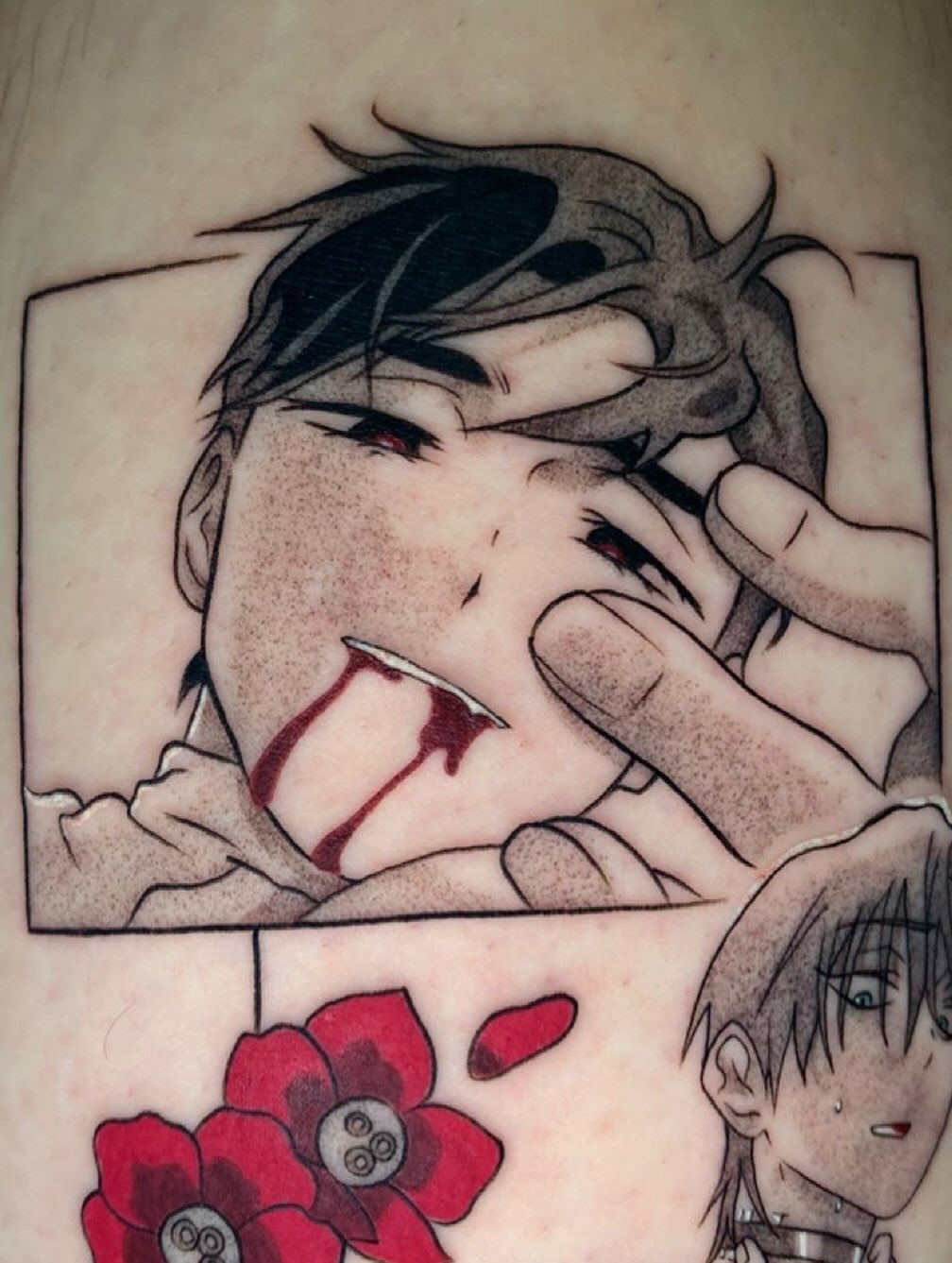 Tattoo by @maddiegtattoos — anime, realism