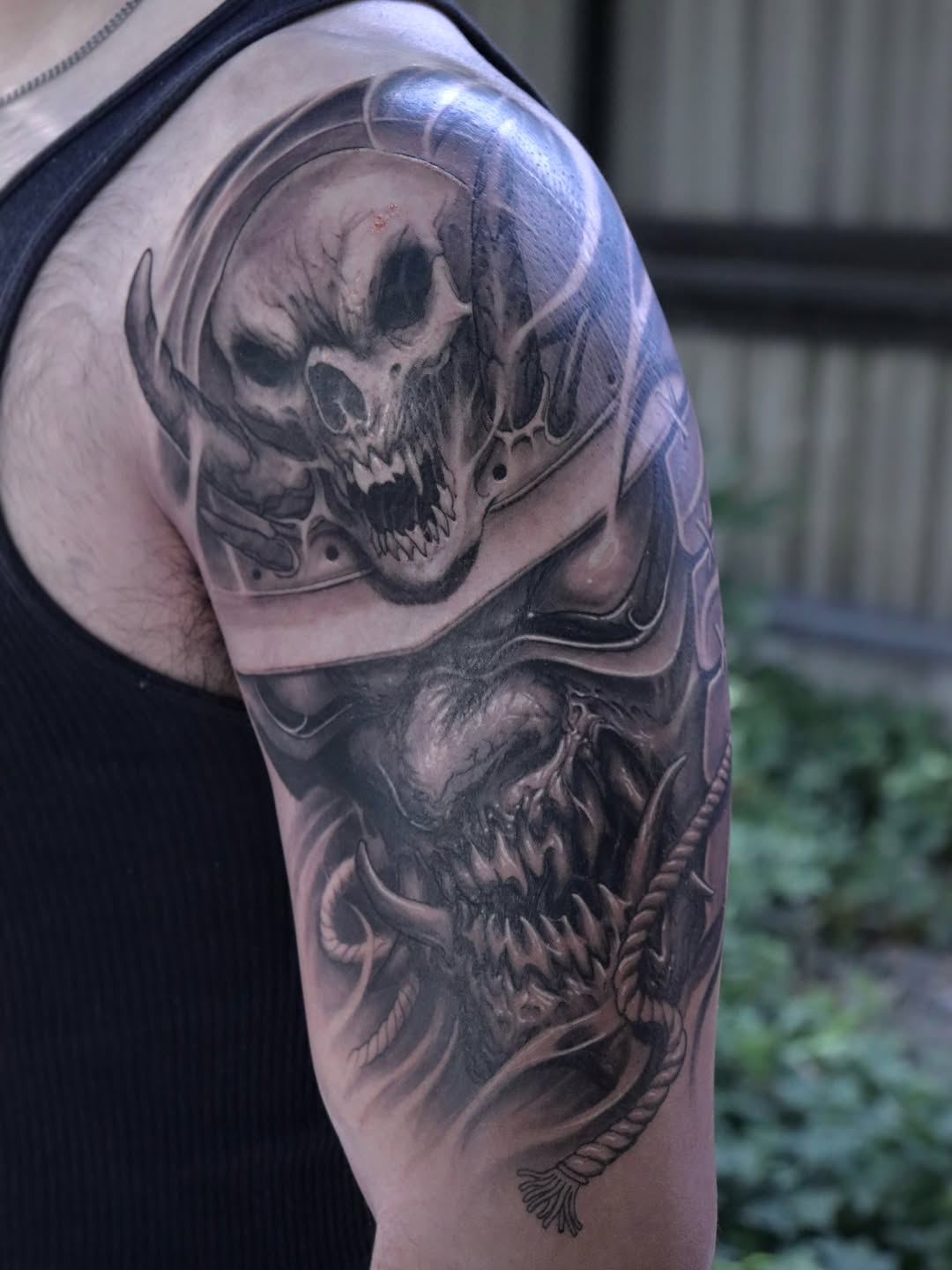 Tattoo by @josecruzart — black_and_grey, realism