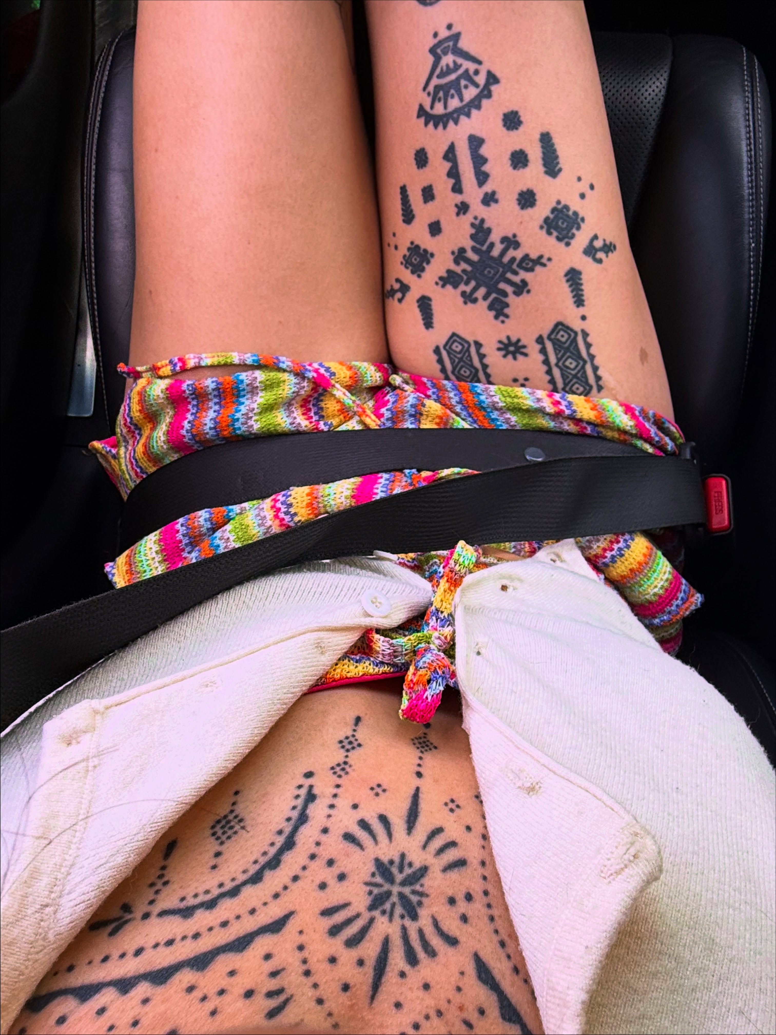 Tribal patterns tribal tattoo on the thigh by ⁘ heléna tupou-lisle ⁘
