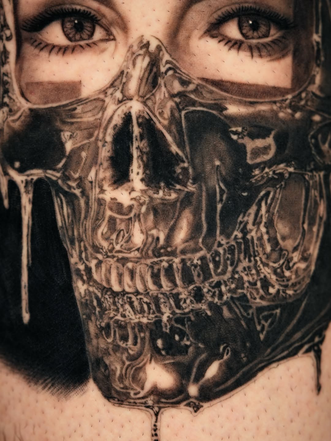 Tattoo by @brawdertattoo — realism, black_and_grey