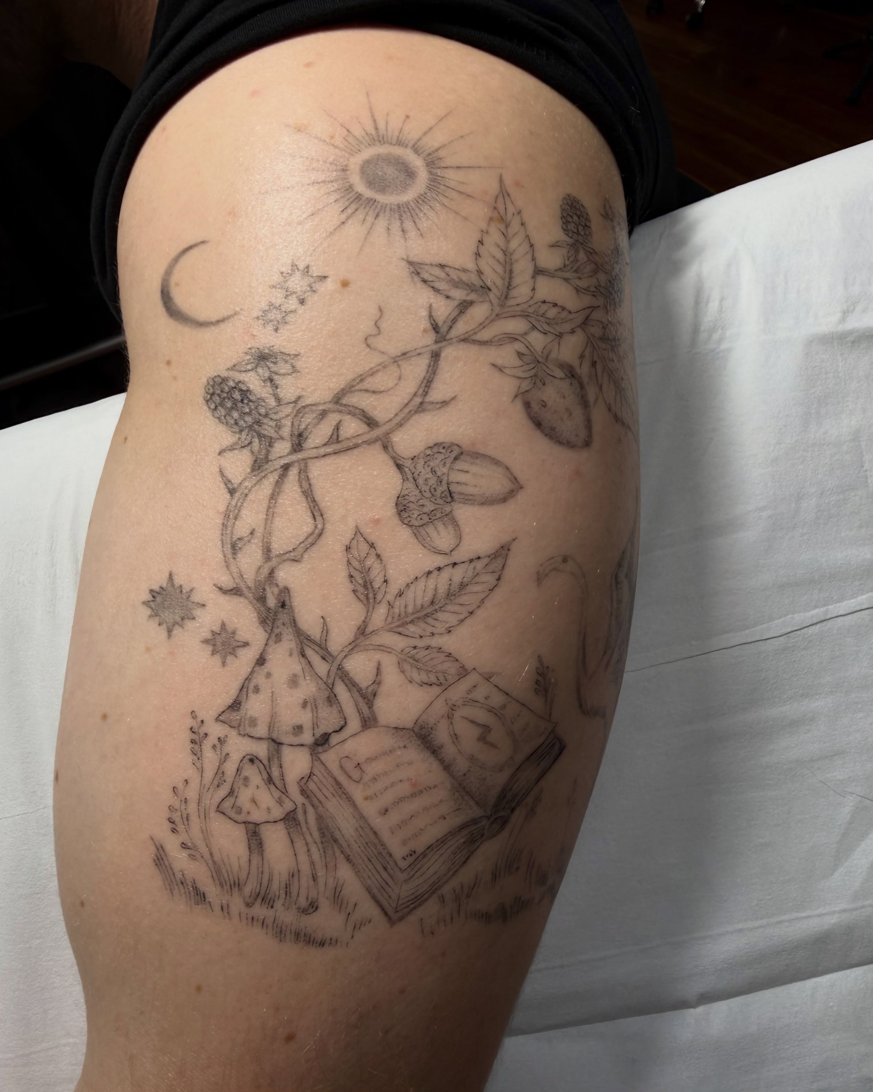 Tattoo by Vica🪰San Francisco🪲Fine Line Tattoo, San Francisco, CA