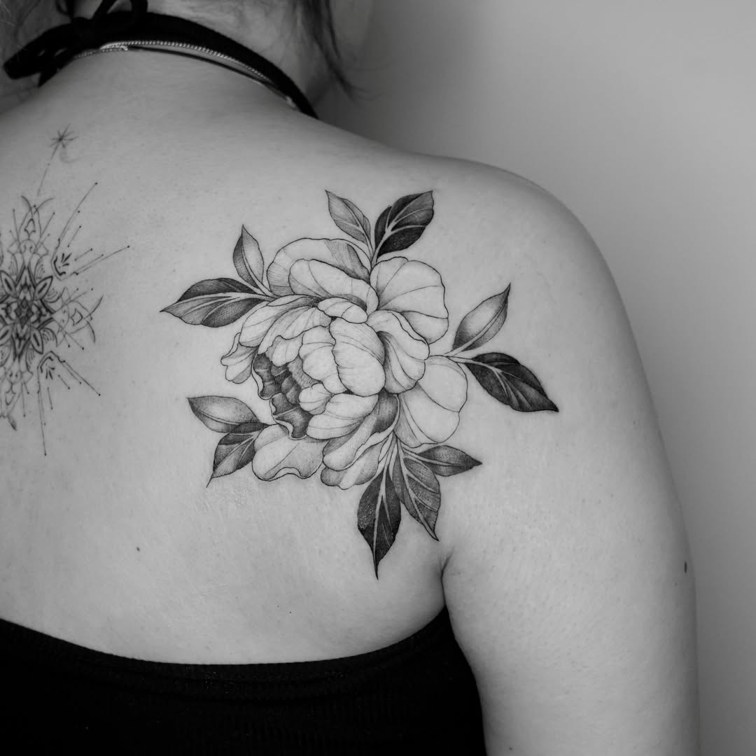 Tattoo by @h_proletter_ttt — black_and_grey