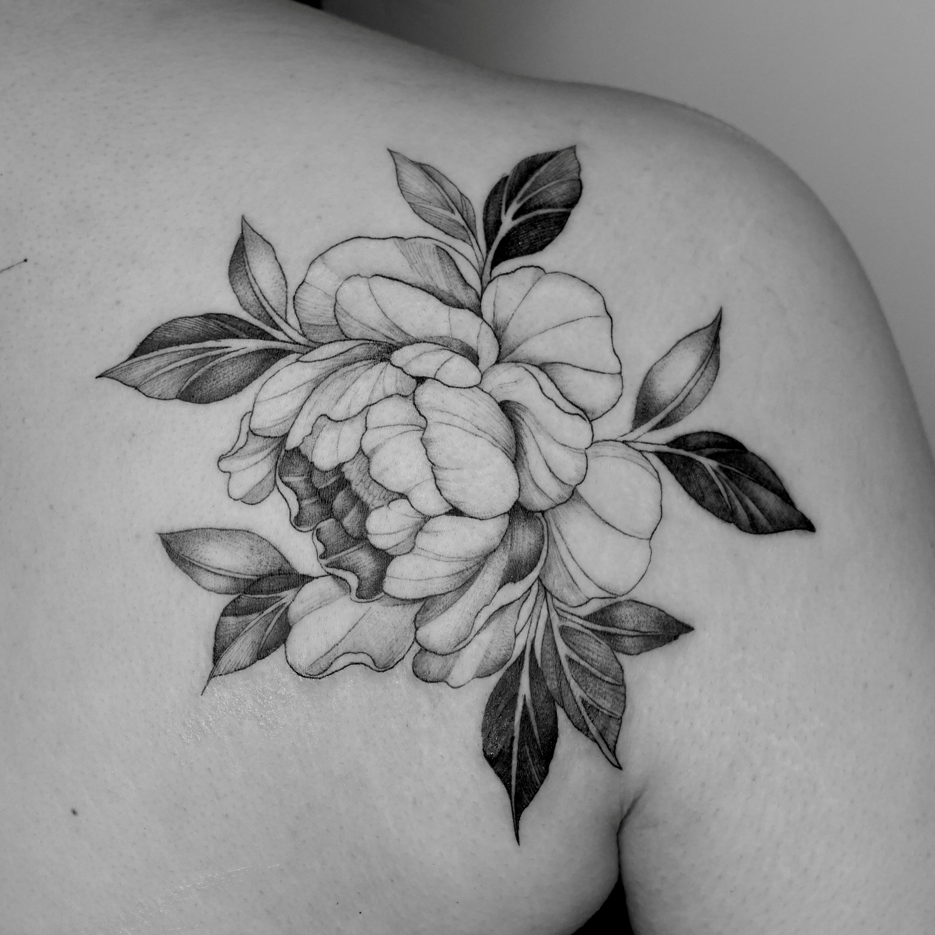 Tattoo by @h_proletter_ttt — black_and_grey