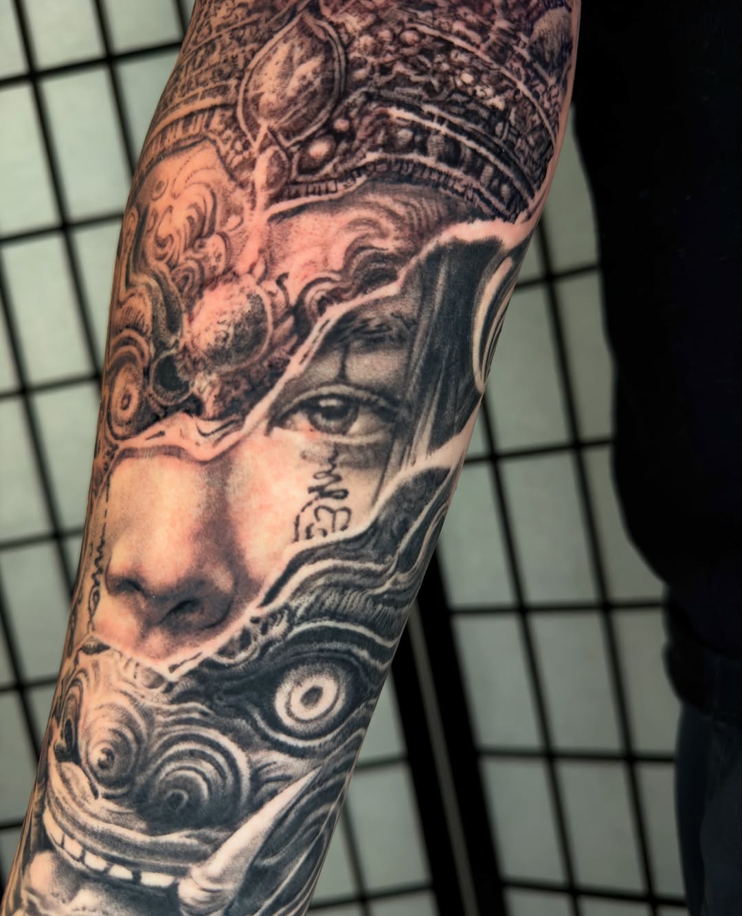 Tattoo by @joedejoya — realism, black_and_grey