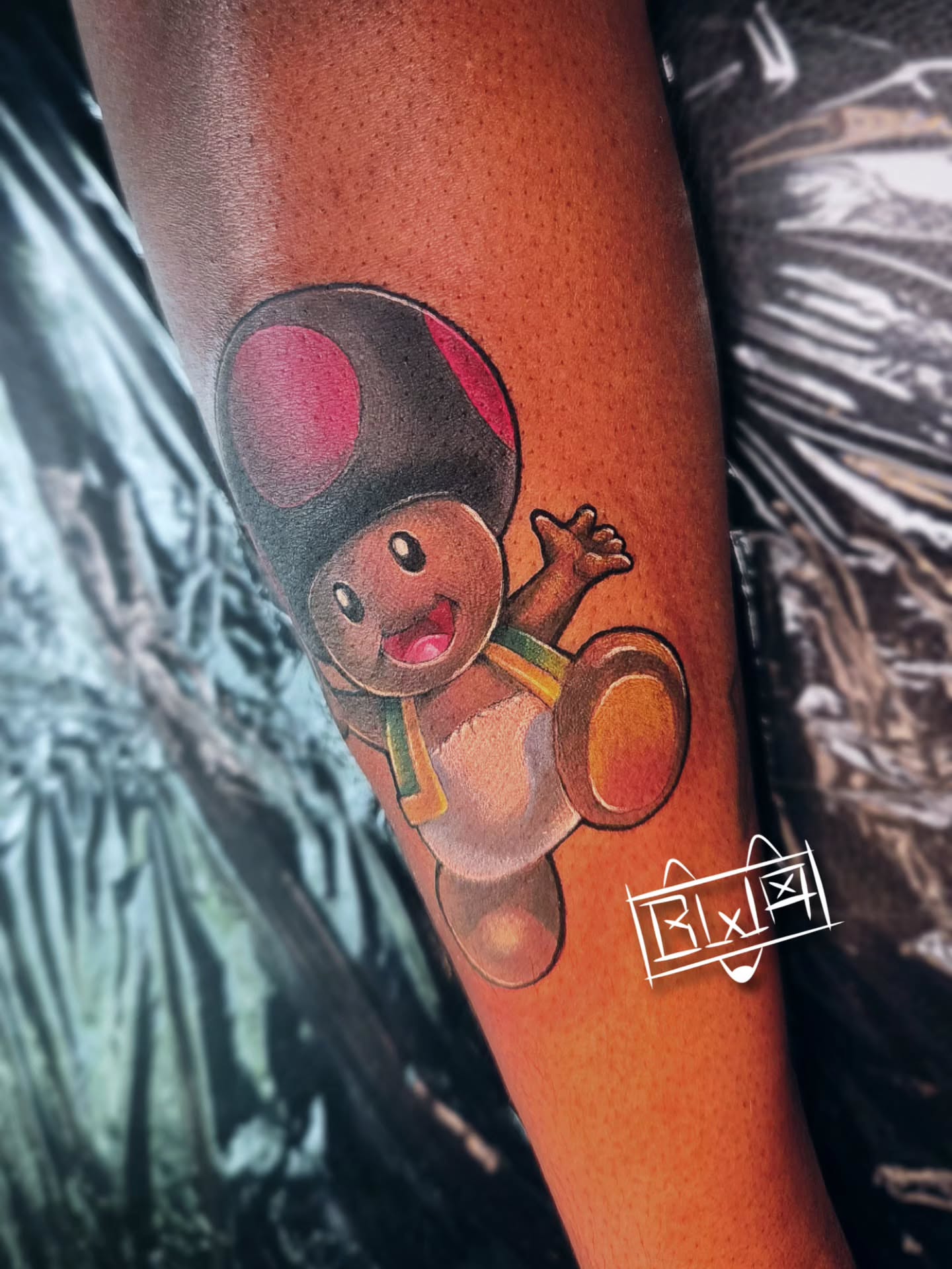 Pikachu dotwork tattoo on the forearm by ๐๐๐๐