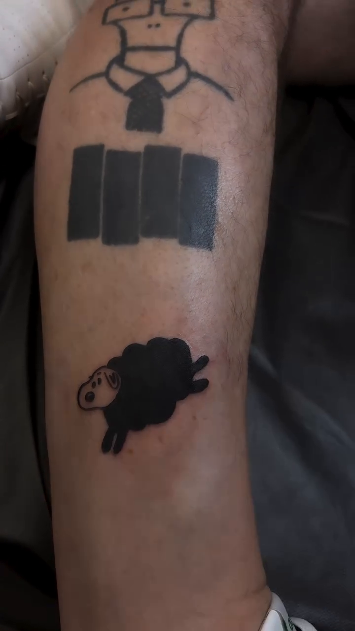 Tattoo by @goldmantattoos — blackwork