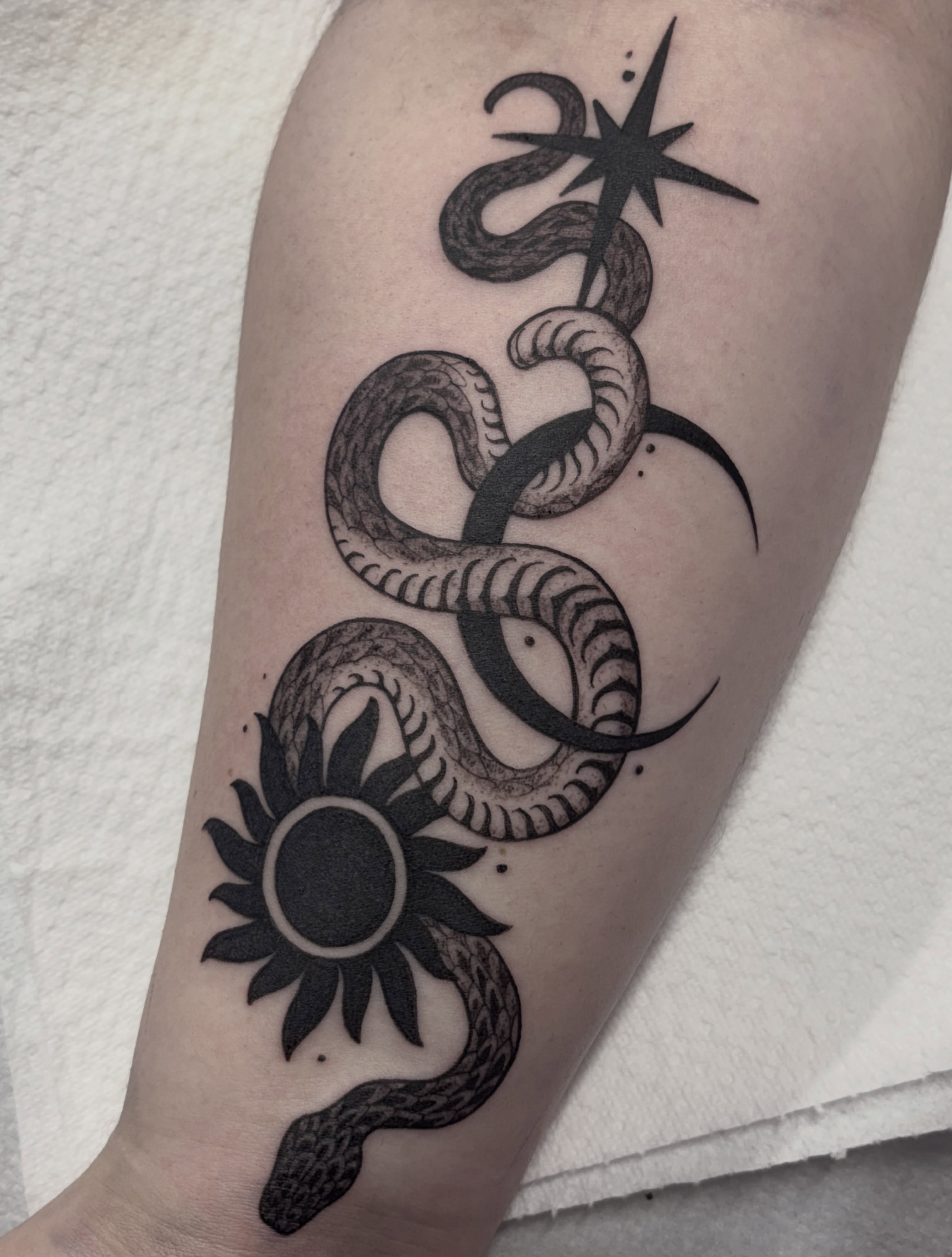 Tattoo by @osichristattoos — black_and_grey