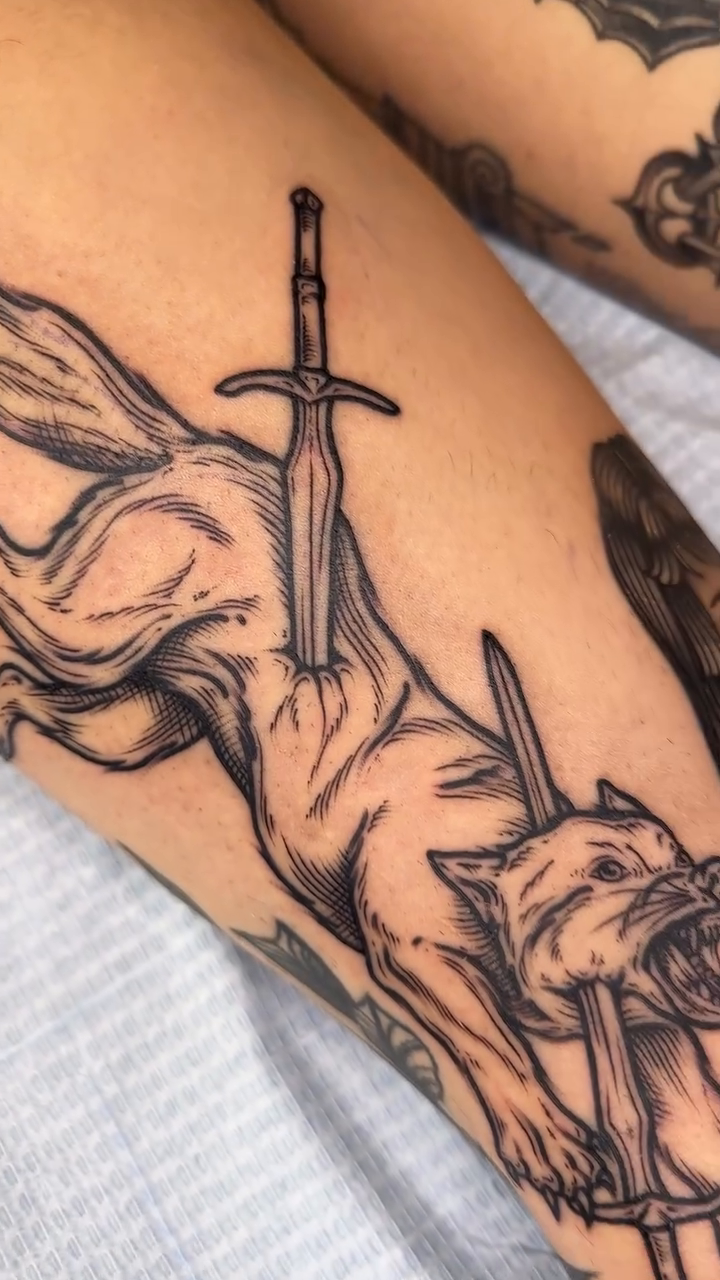 Tattoo by @rosalieocchino — black_and_grey, realism