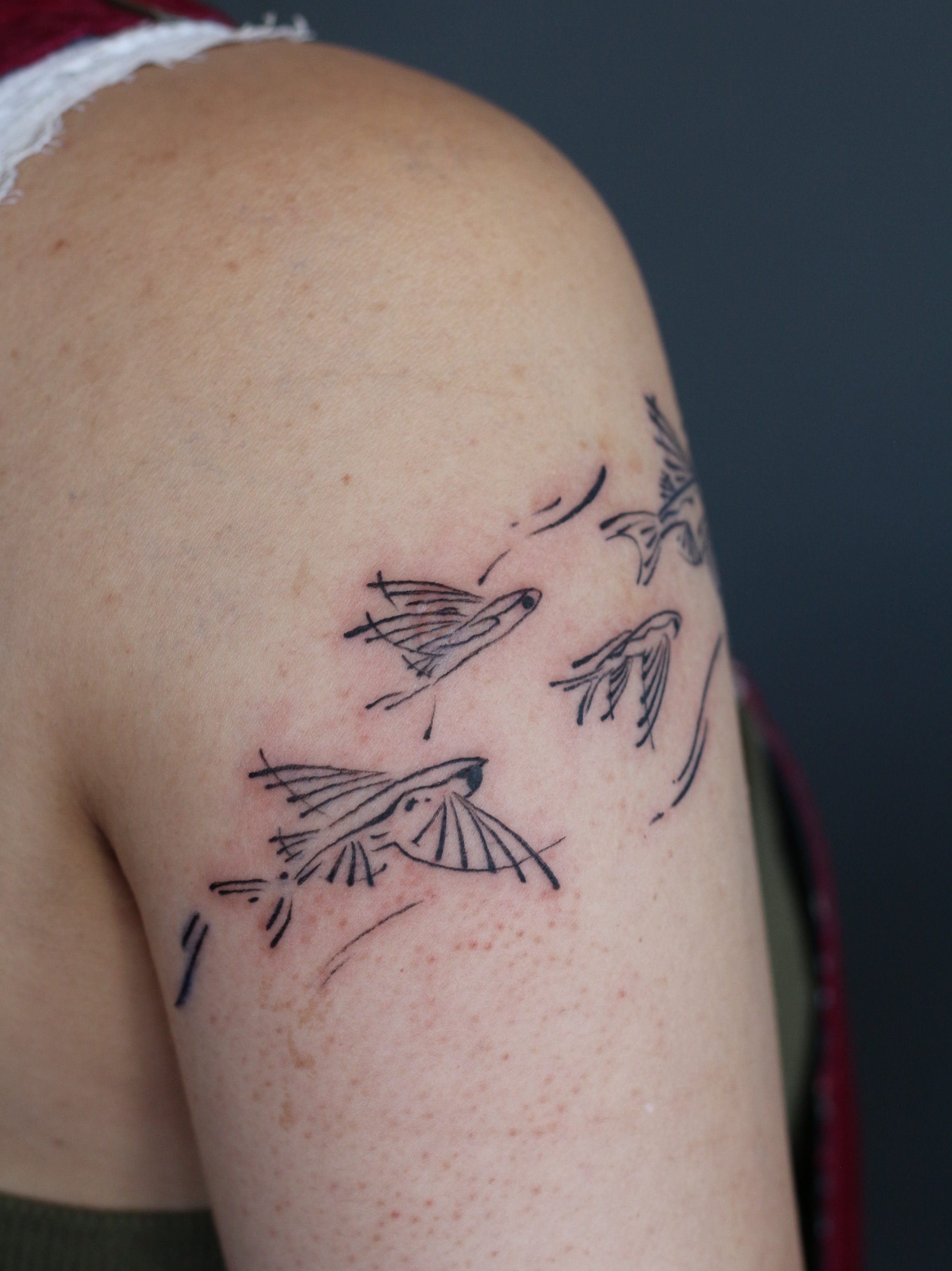 Tattoo by @stephsta2s — minimalist, black_and_grey