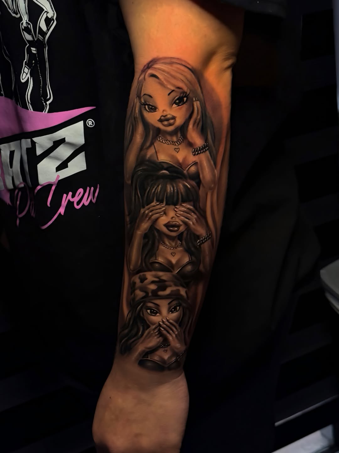 Tattoo by @thesantanaink — black_and_grey, realism