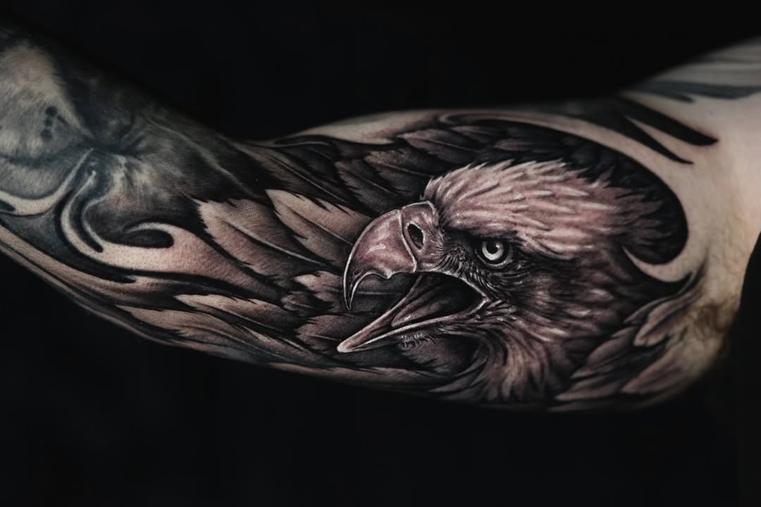 Tattoo by @jamesstrickland — realism, black_and_grey