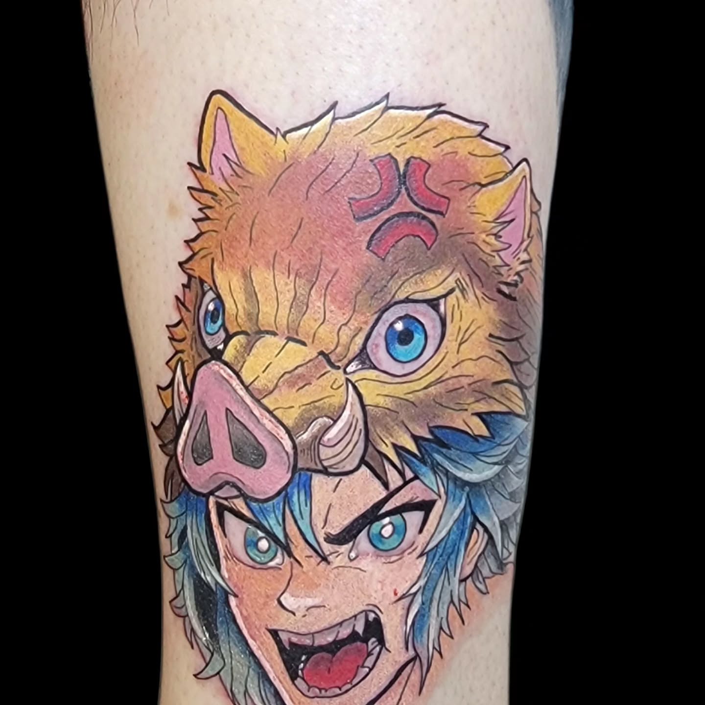 Tattoo by @nadeskatattoos — anime