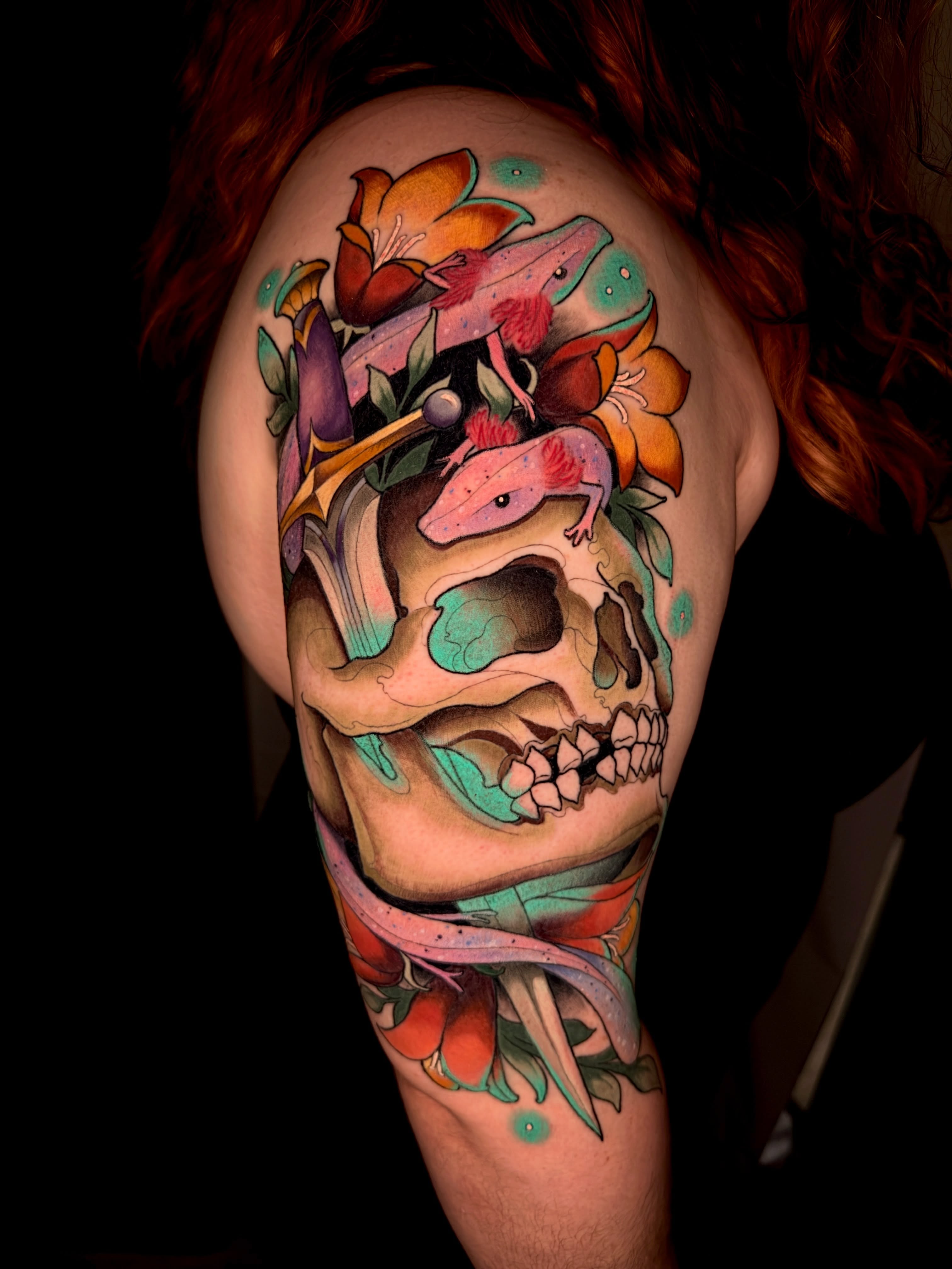 Tattoo by @becca__joy — new_school, watercolor