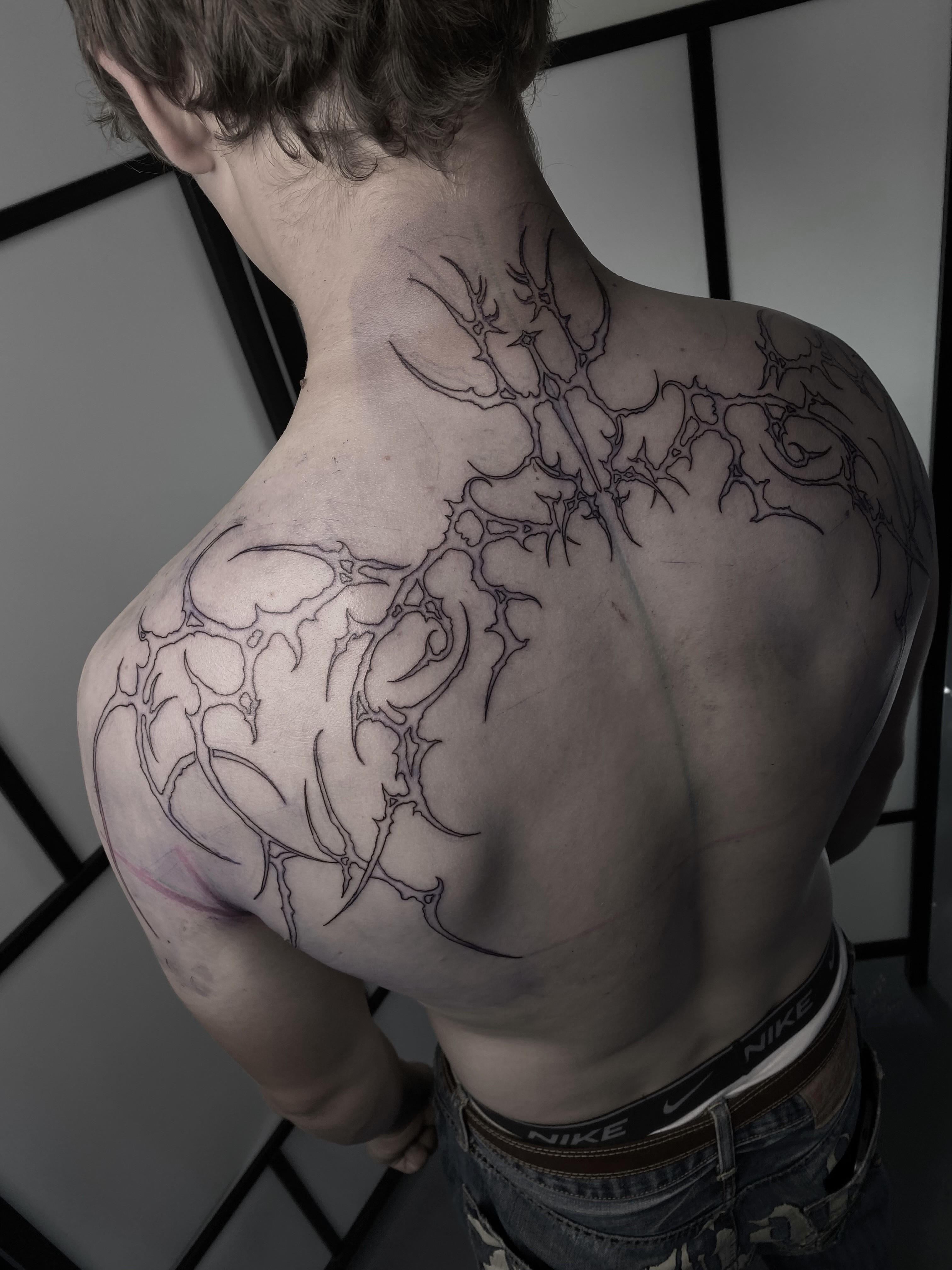 Tattoo by @annaxinks — black_and_grey
