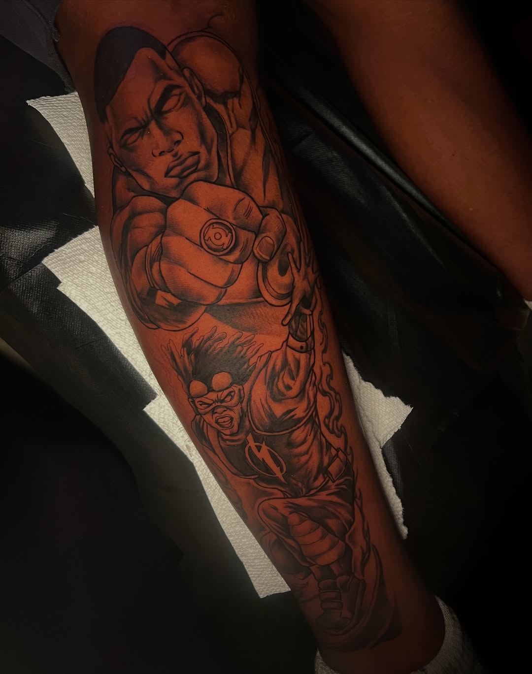 Tattoo by @redinkdtattoos — realism, black_and_grey