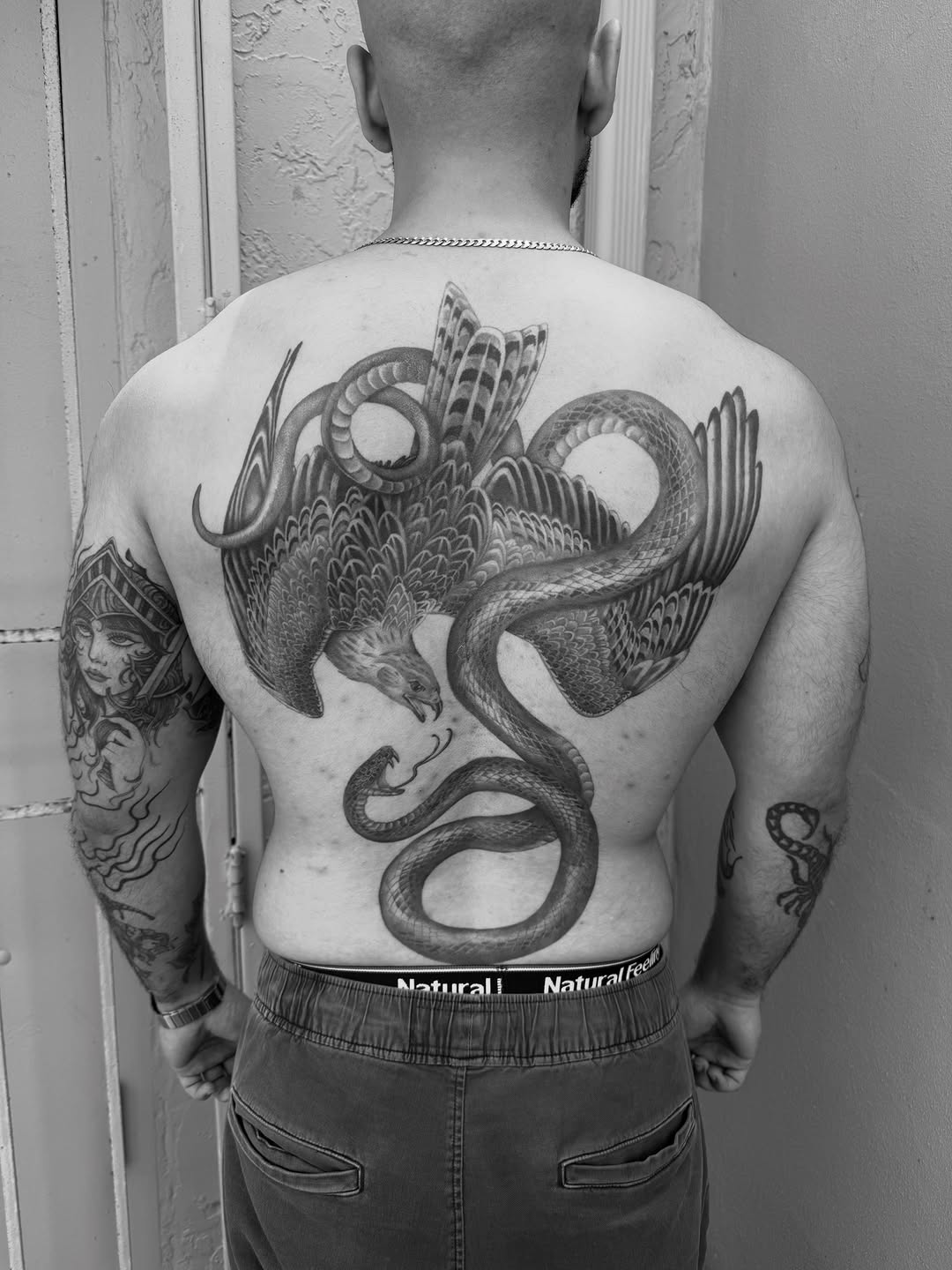 Tattoo by @chriscalibur_ — realism, black_and_grey
