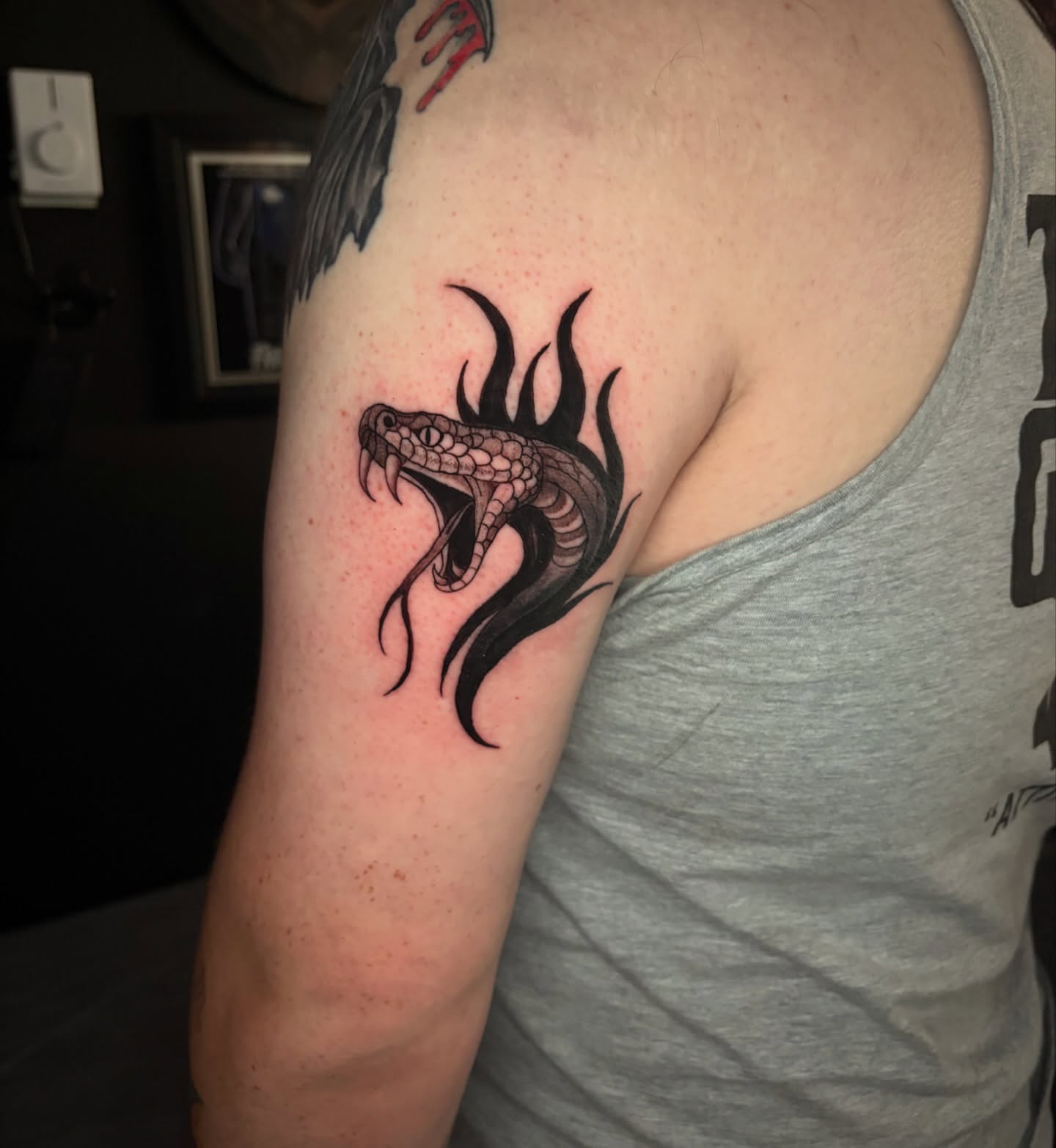 Tattoo by @inclusiveink_fran — black_and_grey