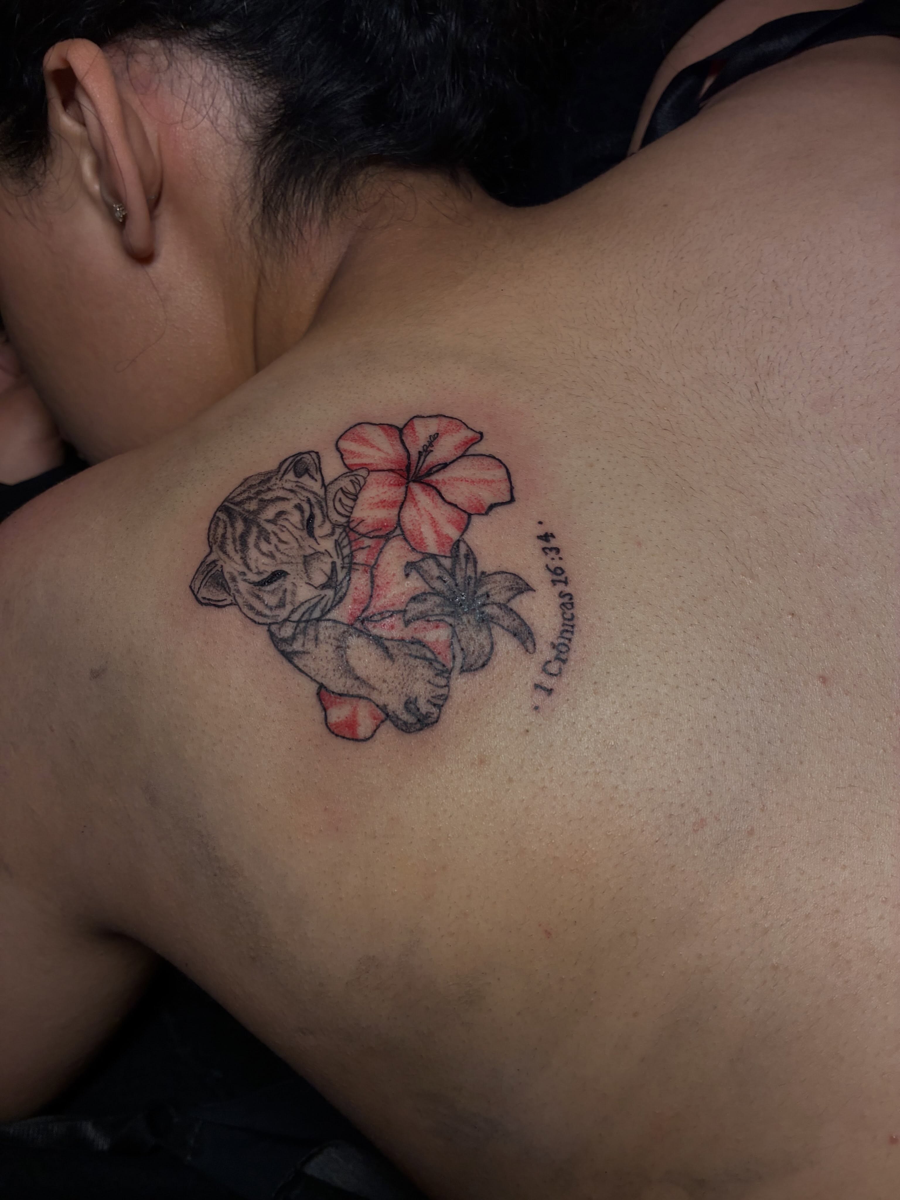 Tattoo by @winniinks — realism, dotwork