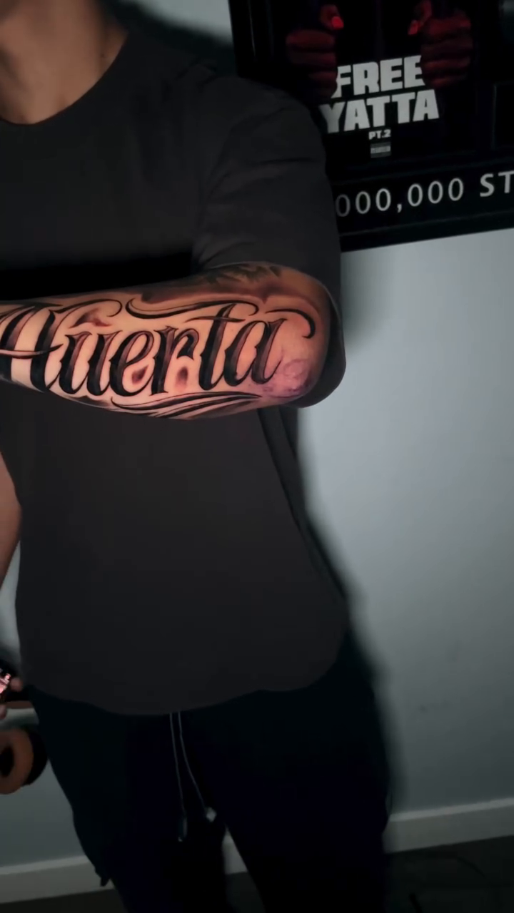 Tattoo by @juangdup — lettering_script