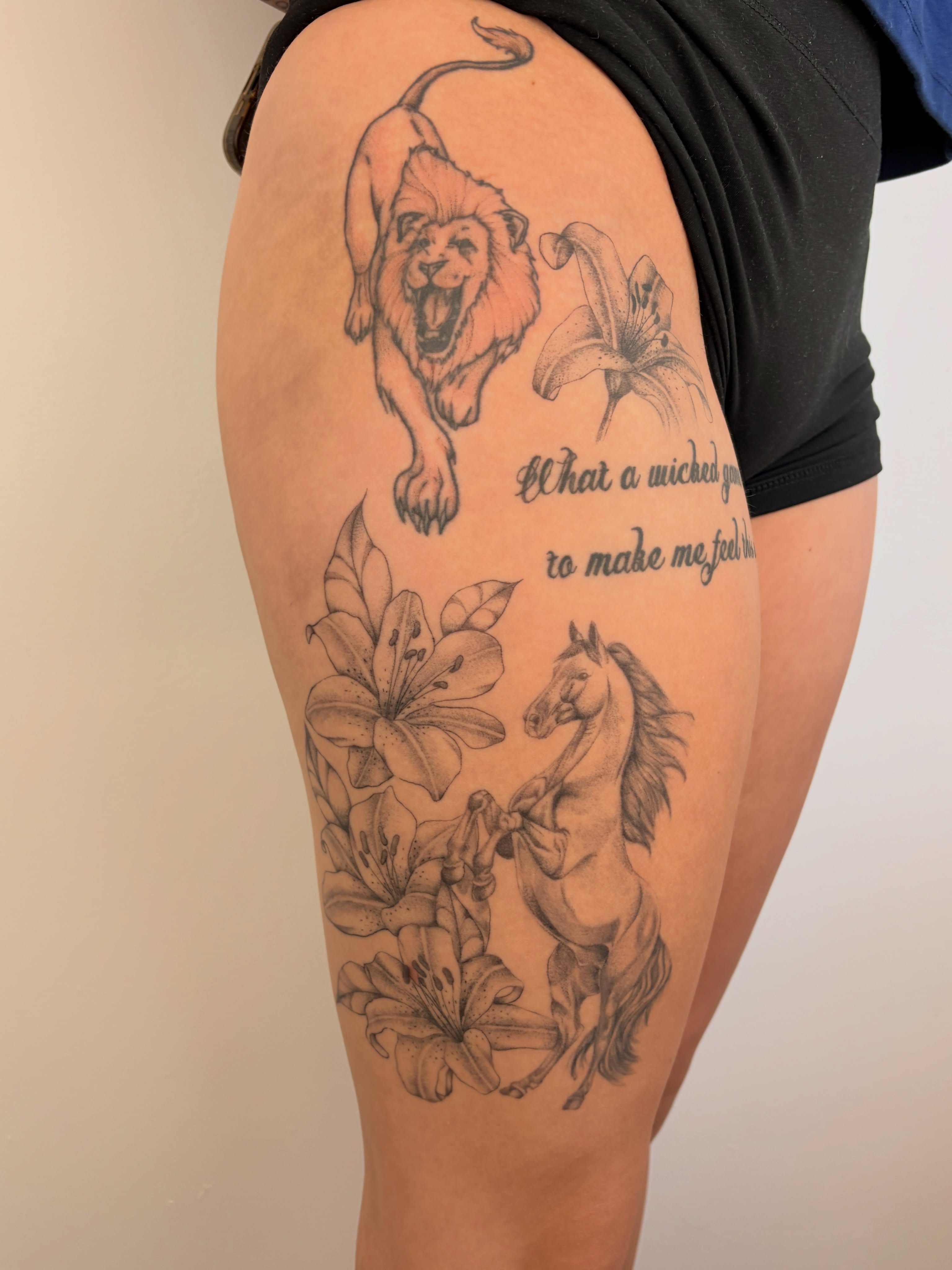 Tattoo by @cam.tats โ black_and_grey