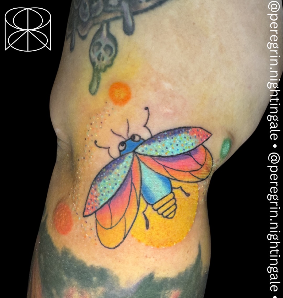 Tattoo by @peregrin.nightingale — dotwork
