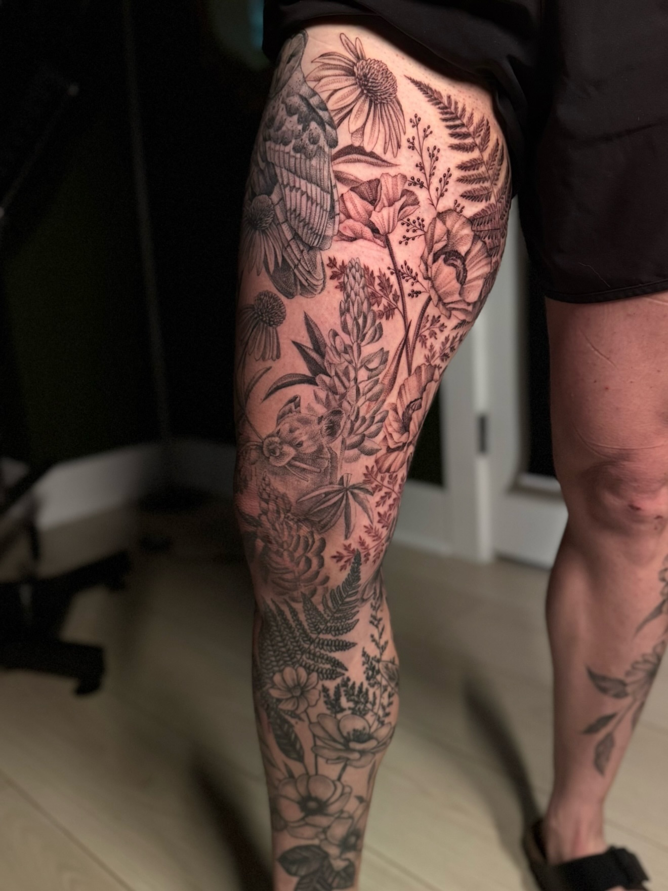 Tattoo by @alyssafazzino — black_and_grey, realism