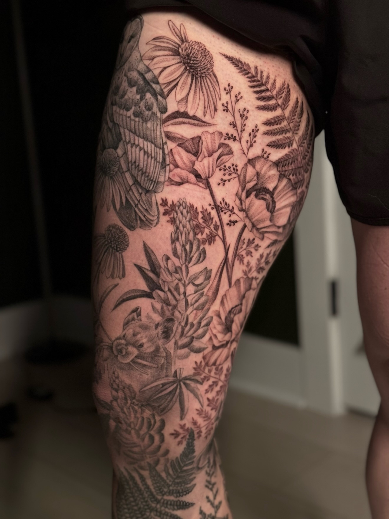 Tattoo by @alyssafazzino — black_and_grey, realism