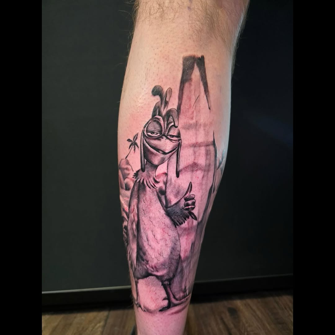 Tattoo by @blackspidertattoo — realism, black_and_grey